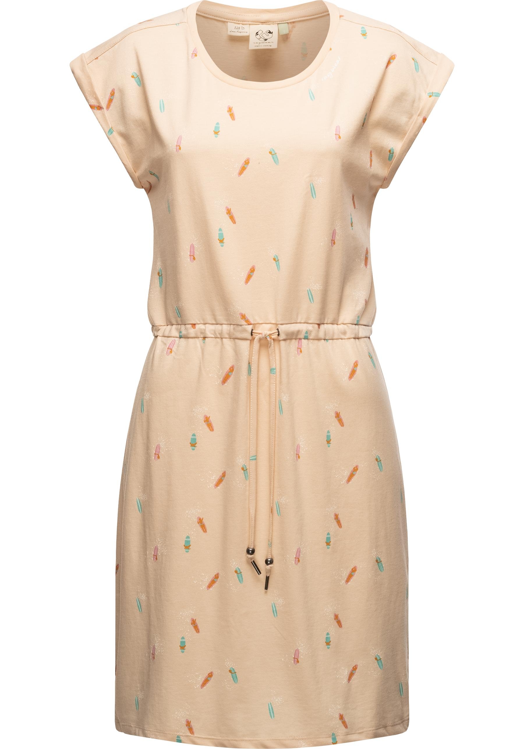 Print Dress Kleid bestellen Druckkleid Organic«, Kurzes Ragwear | Print BAUR »Mallory online Baumwoll mit