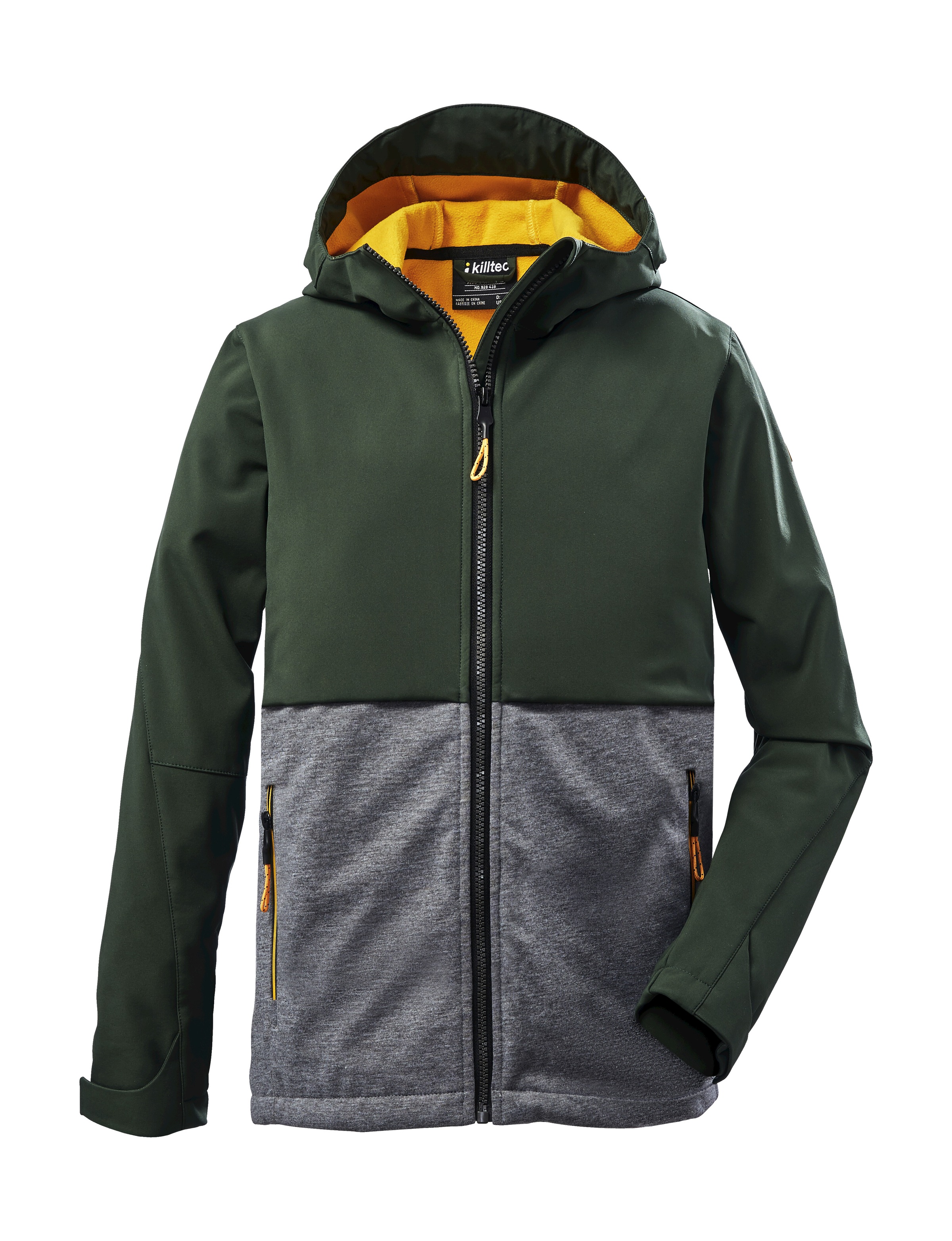 killtec Kow 203 Bys Sftshll Jckt jongens Softshelljack met capuchon