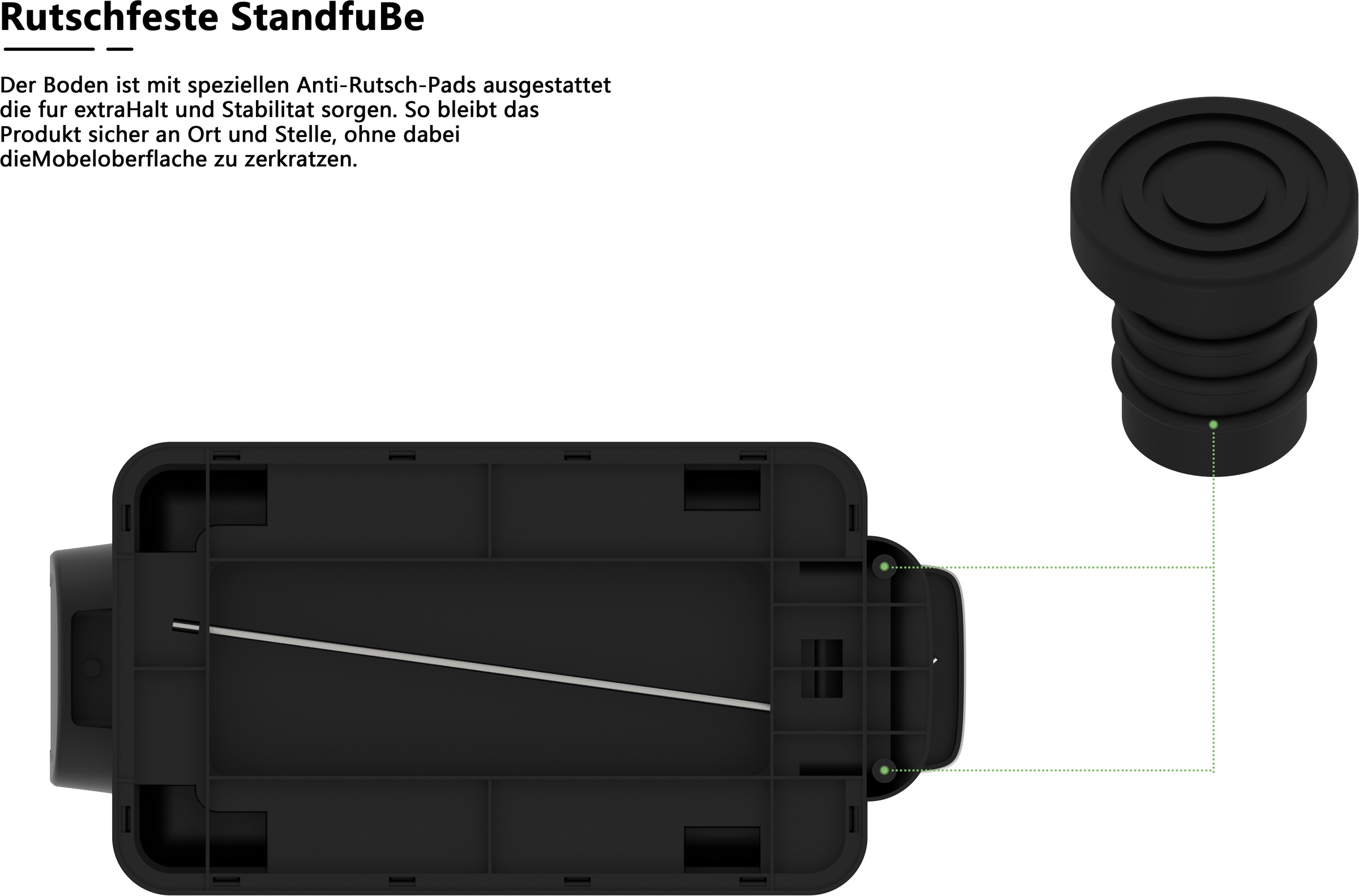 OTTO home Mülleimer »Joonah, mit verzögertem Schließmechanismus, schmal und kompakt« 1 Behälter Nischen-Mülleimer, Treteimer, Kosmetikeimer mit Deckel