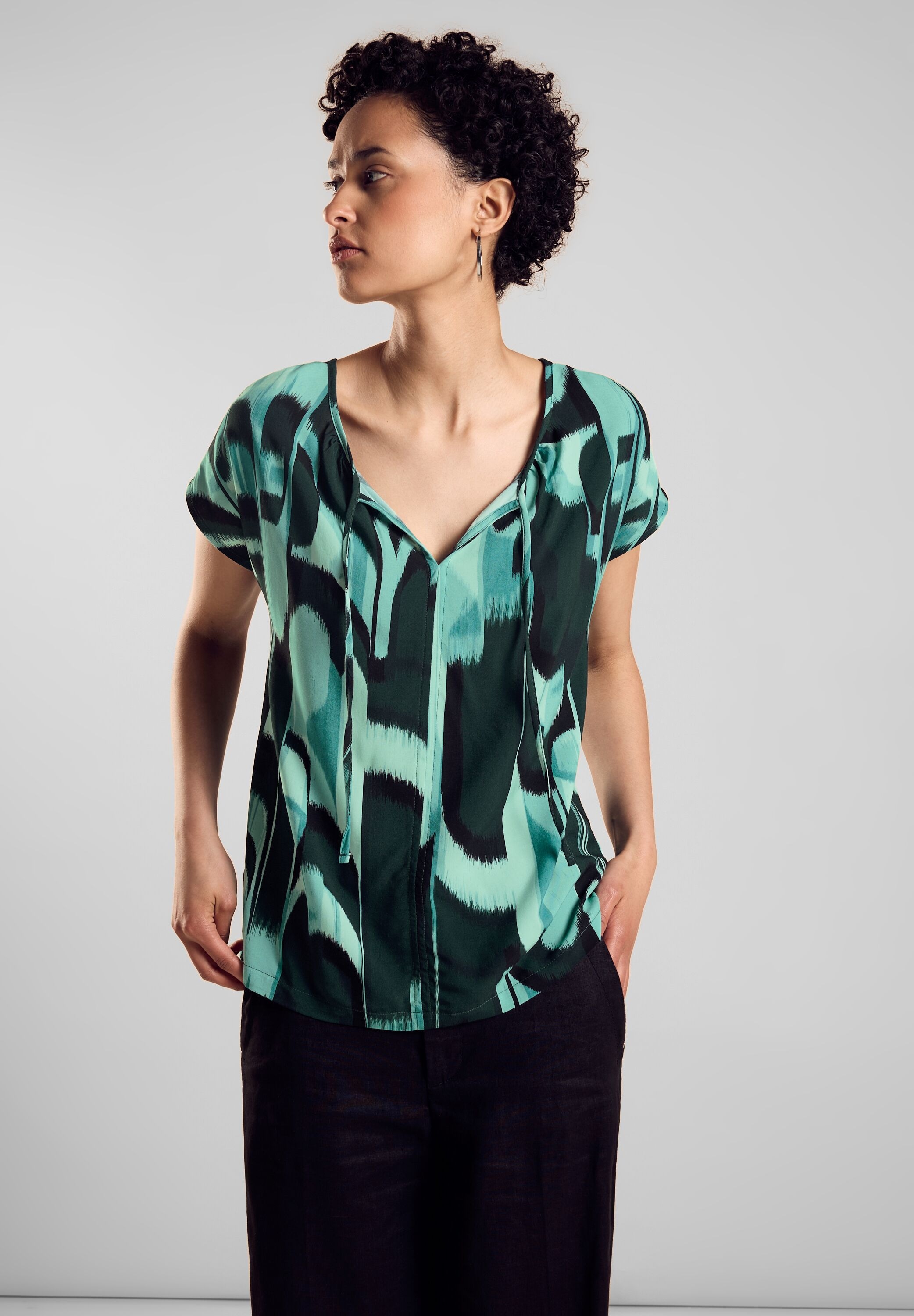 STREET ONE Shirttop, mit Allover-Print