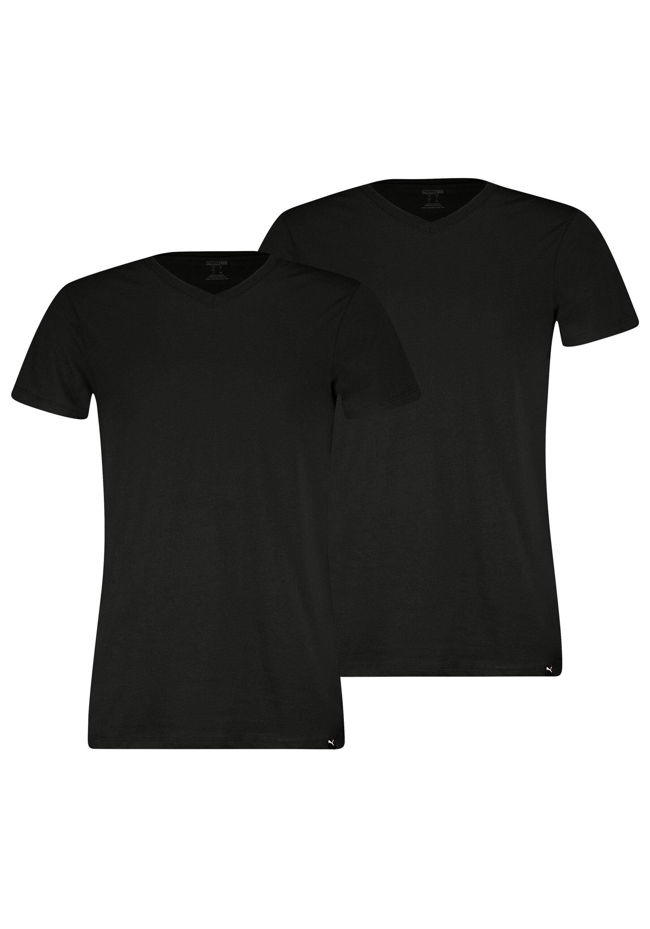 Puma T-Shirt "T-Shirt V-Neck Tee 2P 2er Pack" 2