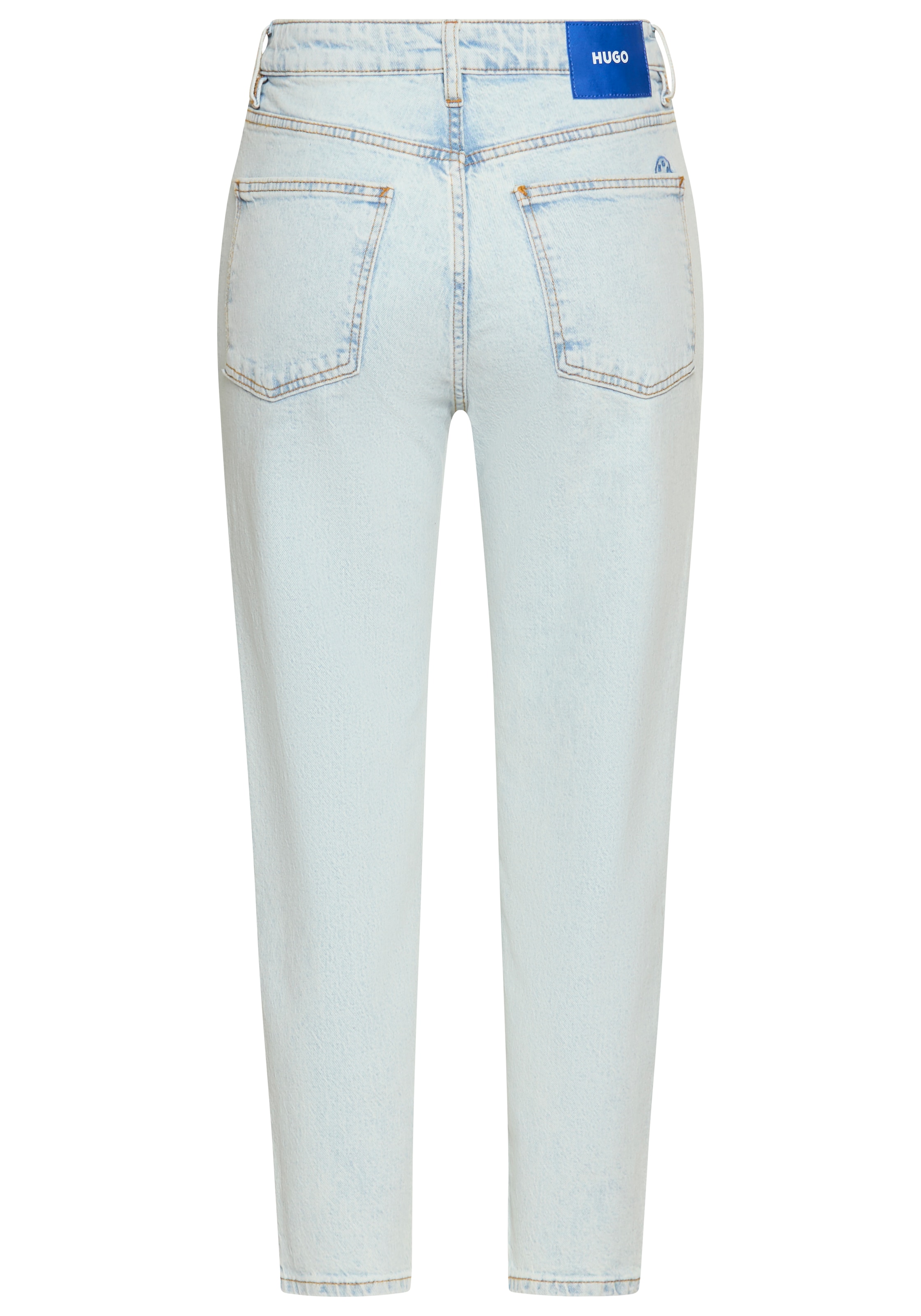 HUGO Blue Mom-Jeans »Noe_B«, Straight Fit Jeans mit hoher Leibhöhe