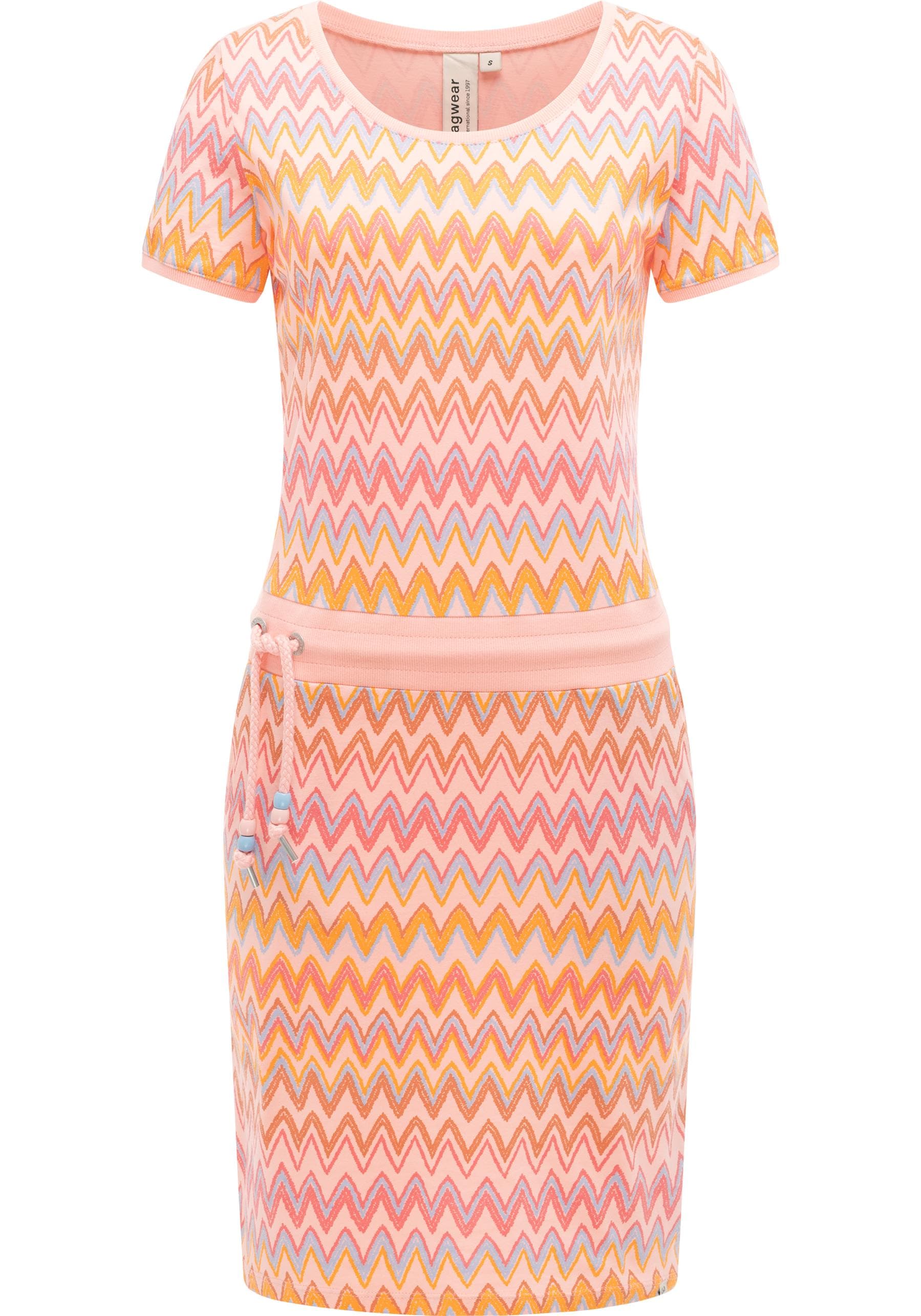 Ragwear Minikleid "Baomi Print YOUMODO" Außentaschen  Eingrifftaschen Gemus günstig online kaufen