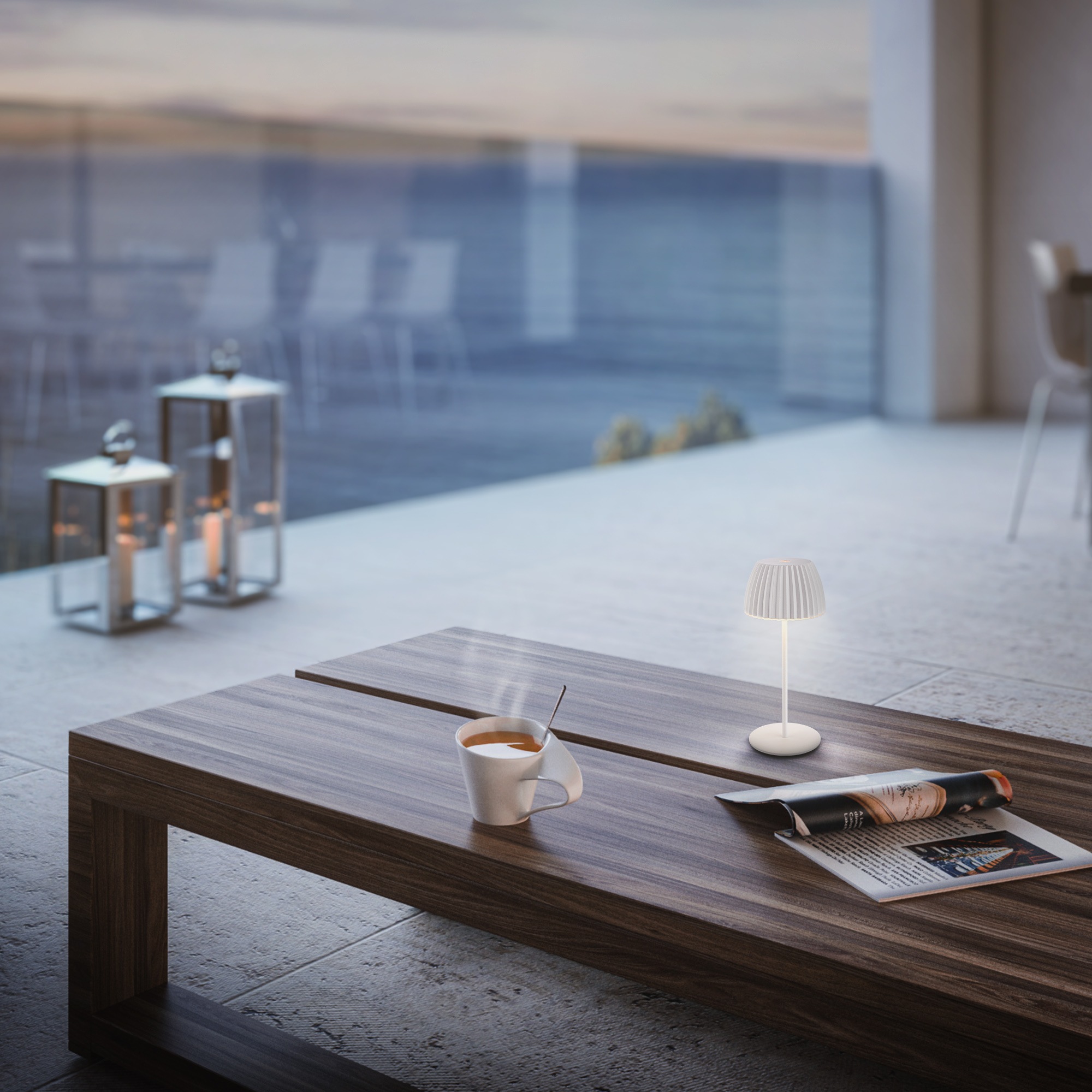 Briloner Leuchten LED Tischleuchte »Akku LED Tischleuchte« LED-Modul