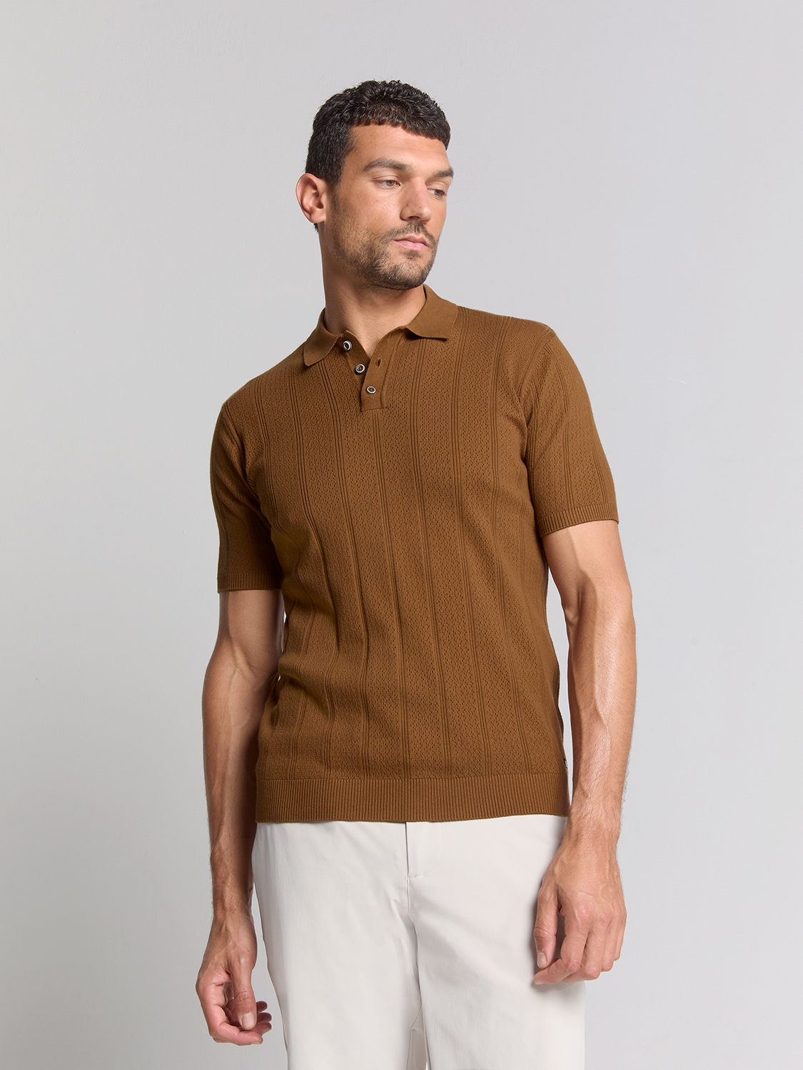 NO EXCESS T-Shirt "No Excess Poloshirt mit kurzen Ärmeln" günstig online kaufen