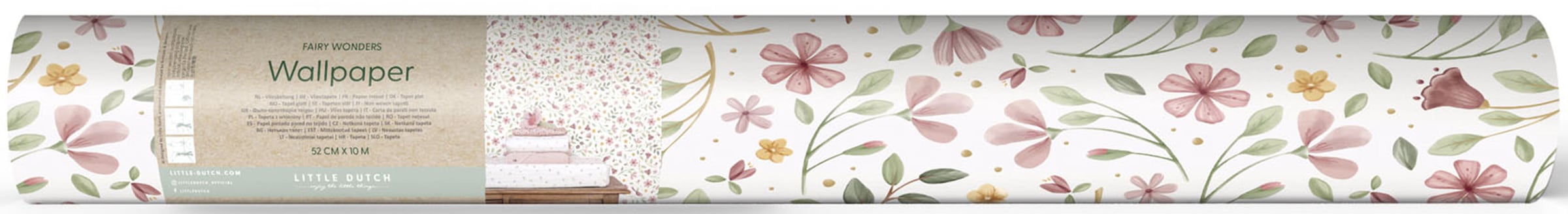LITTLE DUTCH Fototapete »Fairy Wonders«, neutral, 10mx52cm (ca. 5m2)