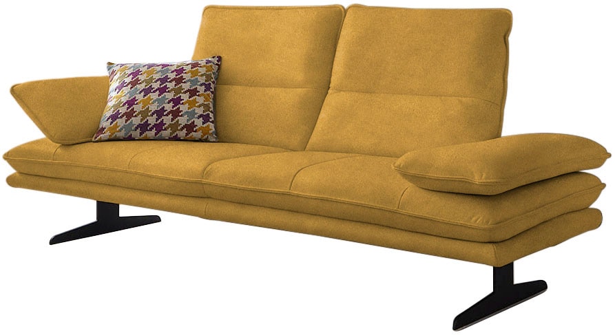 W.SCHILLIG 2-Sitzer "broadway, Designsofa mit tollem Sitzkomfort, Breite 216cm" Sitztiefenverstellung, Kopfteil- & Seitenteilverstellung, Breite 216cm