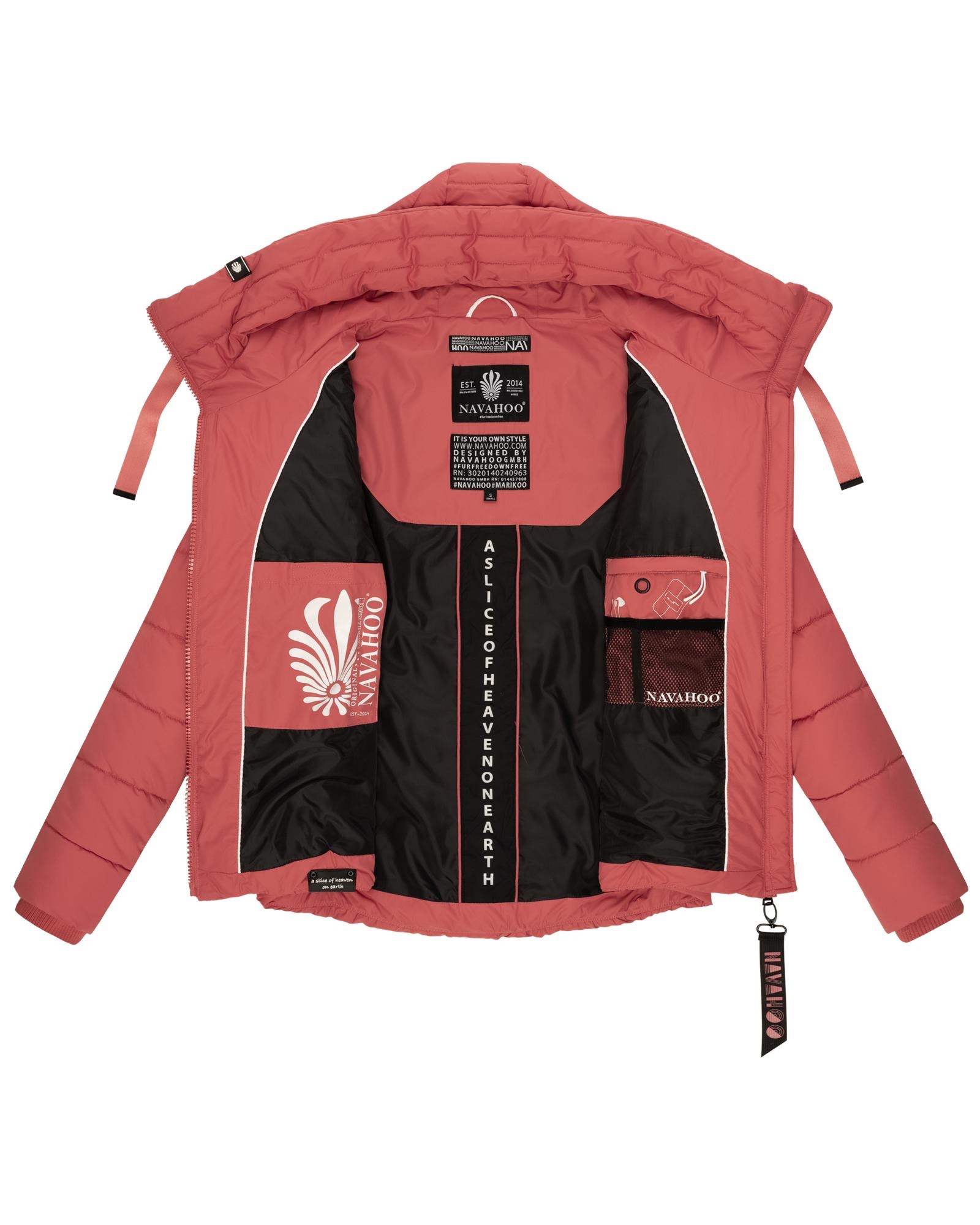 Navahoo Steppjacke »Amayaa«, mit Kapuze, stylische Damen Winterjacke mit  coolen Applikationen kaufen | BAUR