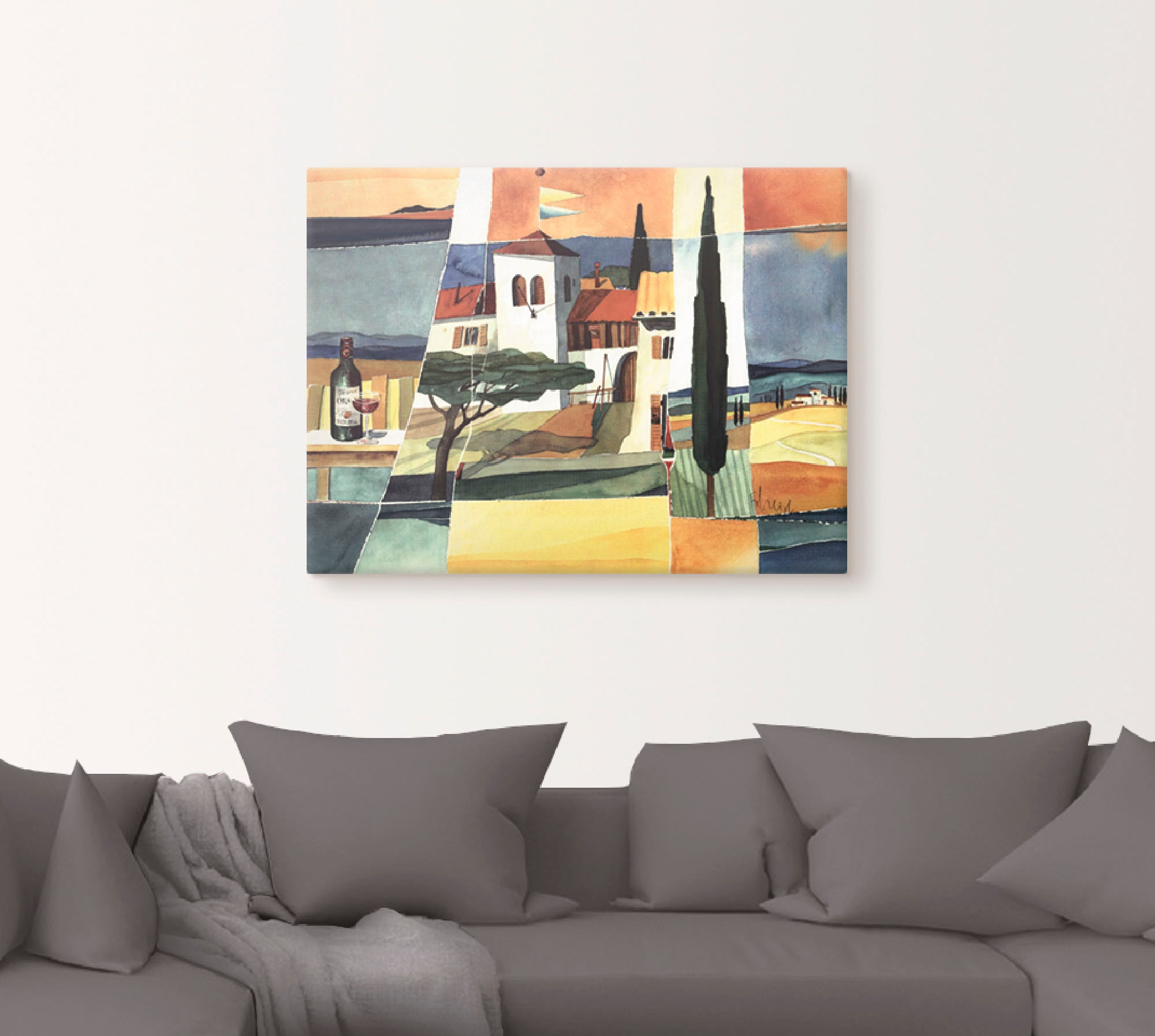 Artland Wandbild »Italien«, Europa, (1 St.), als Leinwandbild, Poster, Wandaufkleber in verschied. Größen