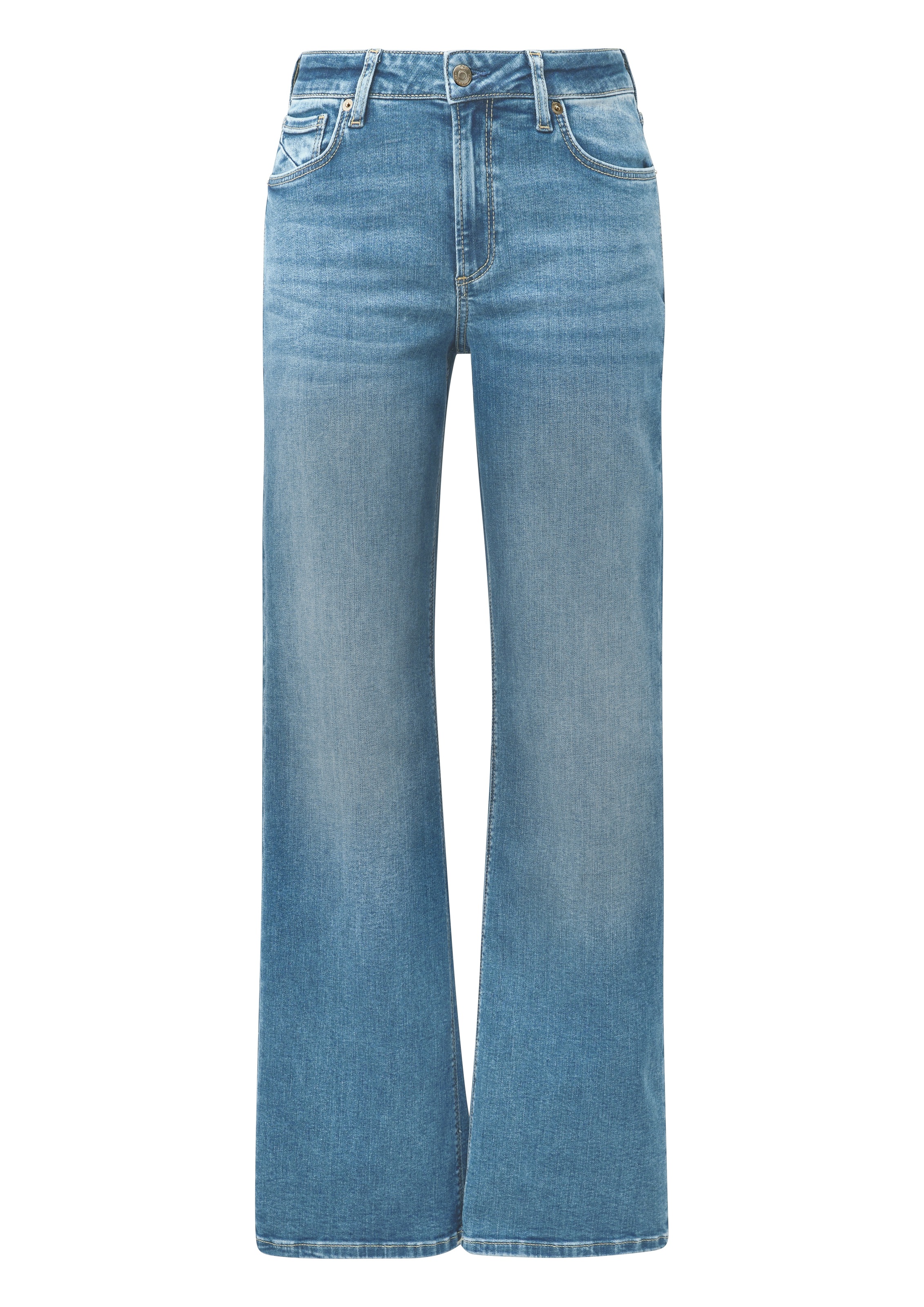 Thumbnail - QS Stretch-Jeans "CATIE Wide Leg" 5-Pocket-Form