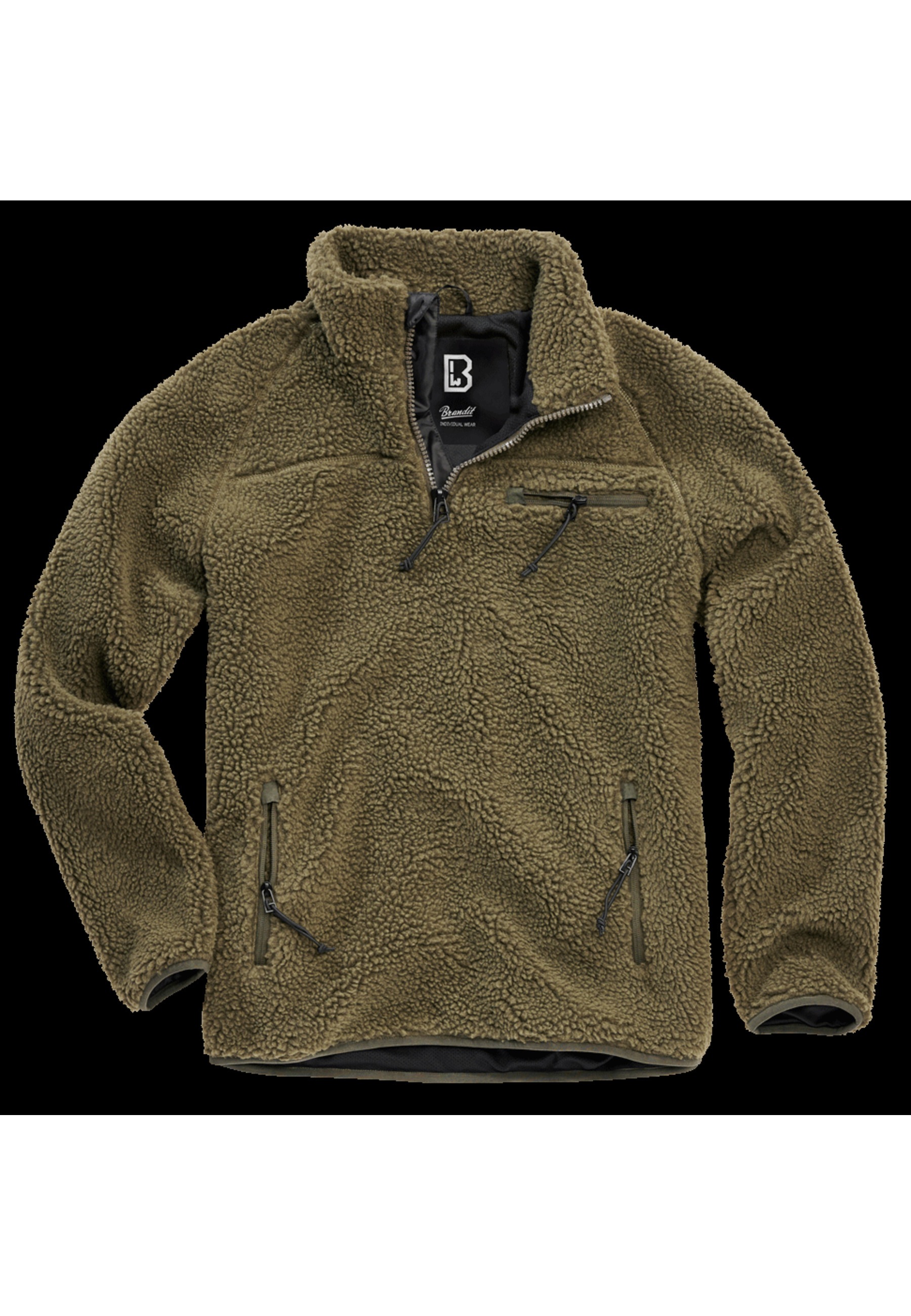 Brandit Kapuzenpullover »Brandit Herren Teddyfleece Troyer« 1 Stk.