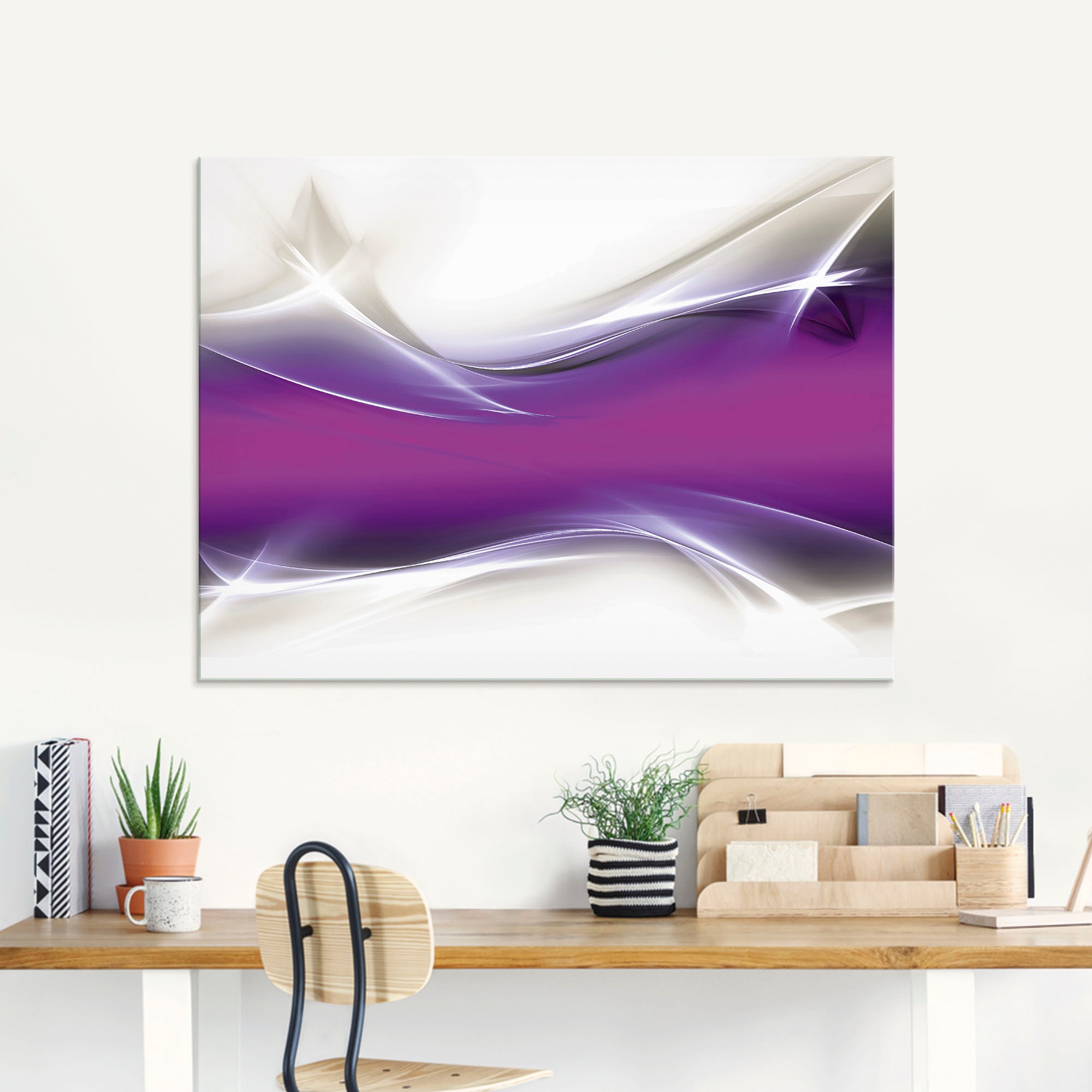 Artland Glasbild "Kreatives Element" Gegenstandslos 1 Stk. tlg. in verschie günstig online kaufen