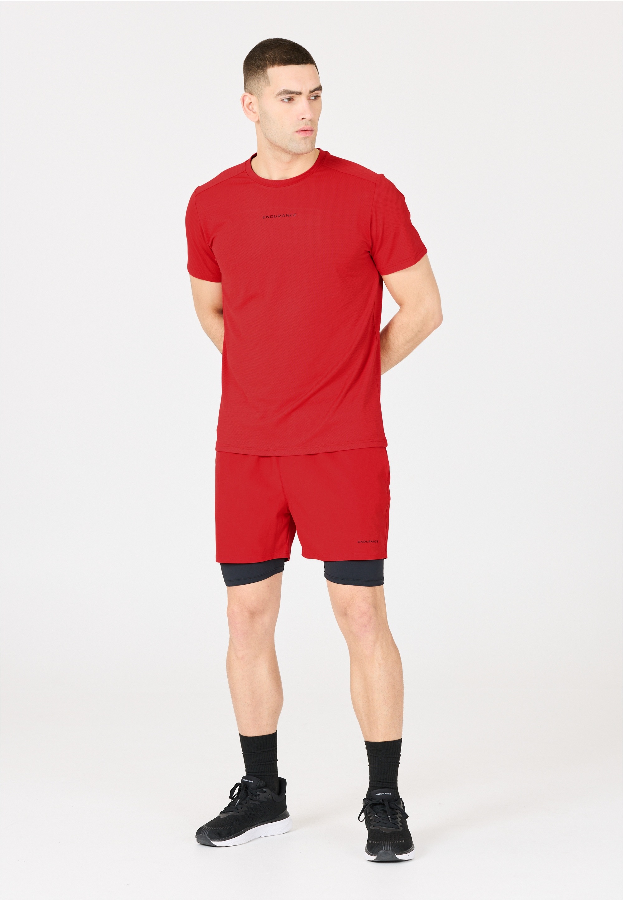 ENDURANCE Funktionsshirt »Loker«, Mit 4-Wege-Stretch und recycelten Materialien