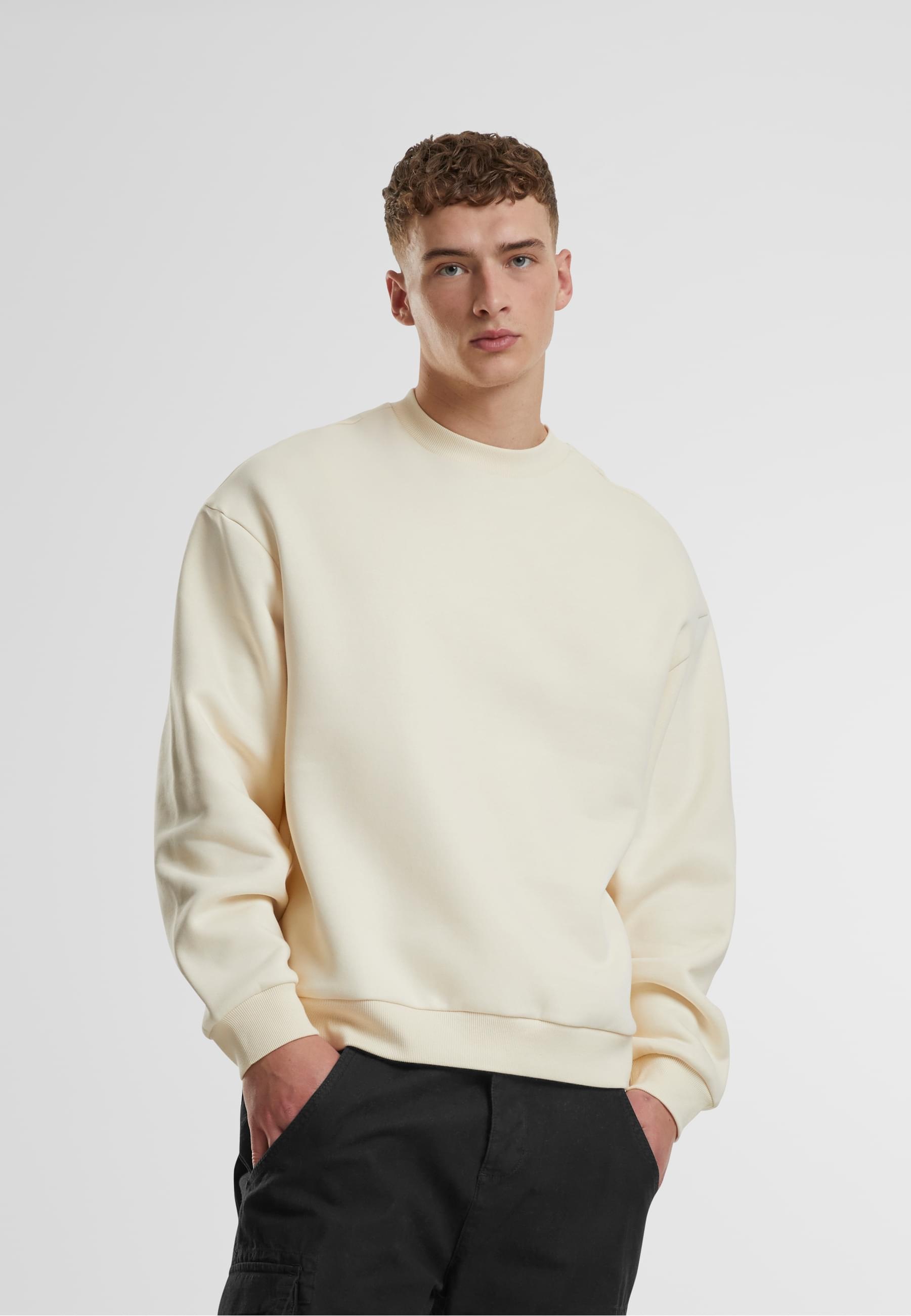 URBAN CLASSICS Rundhalspullover »Urban Classics Fluffy Crewneck«, (1 tlg.)