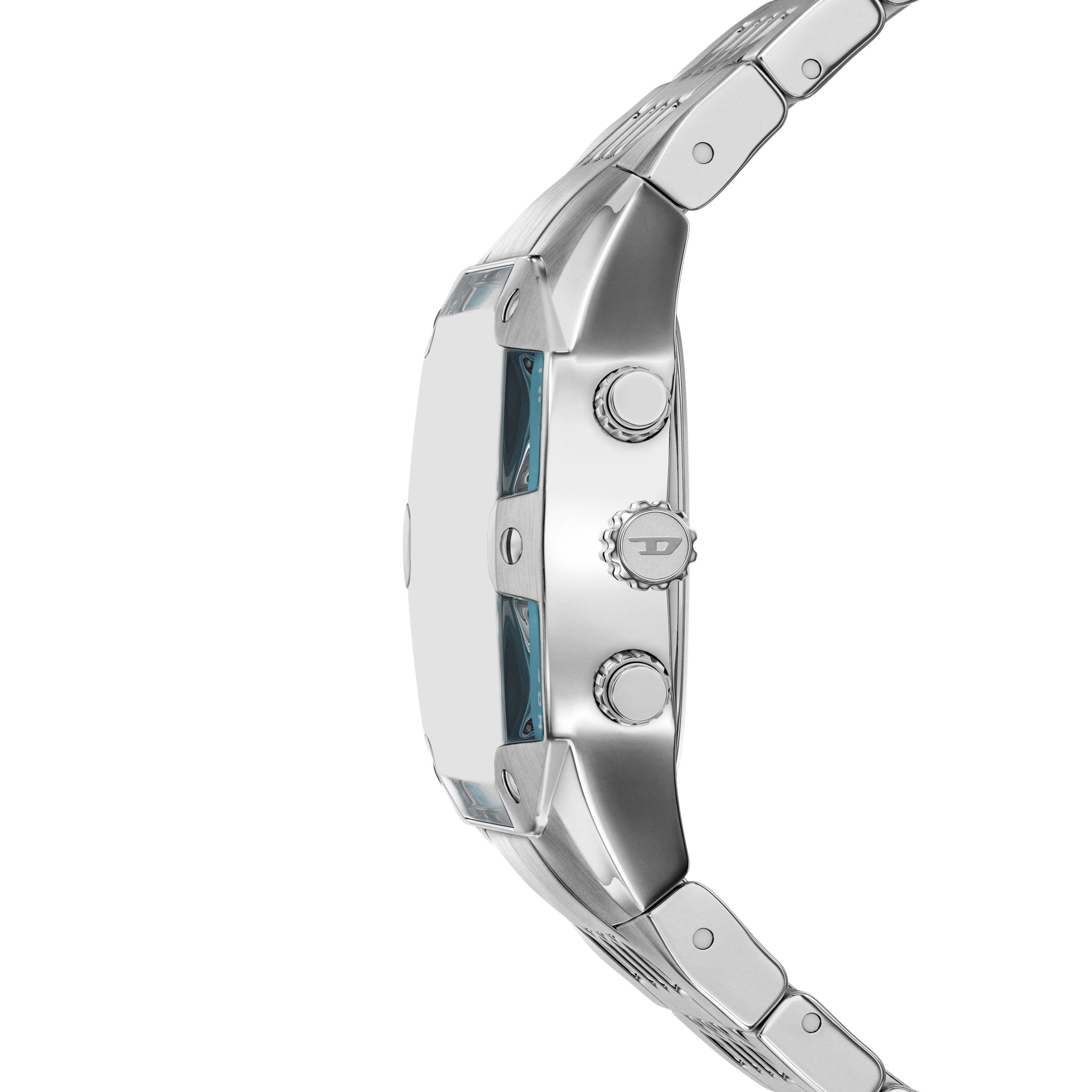 Diesel Chronograph »Spiked Cushion« Quarzuhr, Armbanduhr, Edelstahlarmband, analog, Stoppfunktion