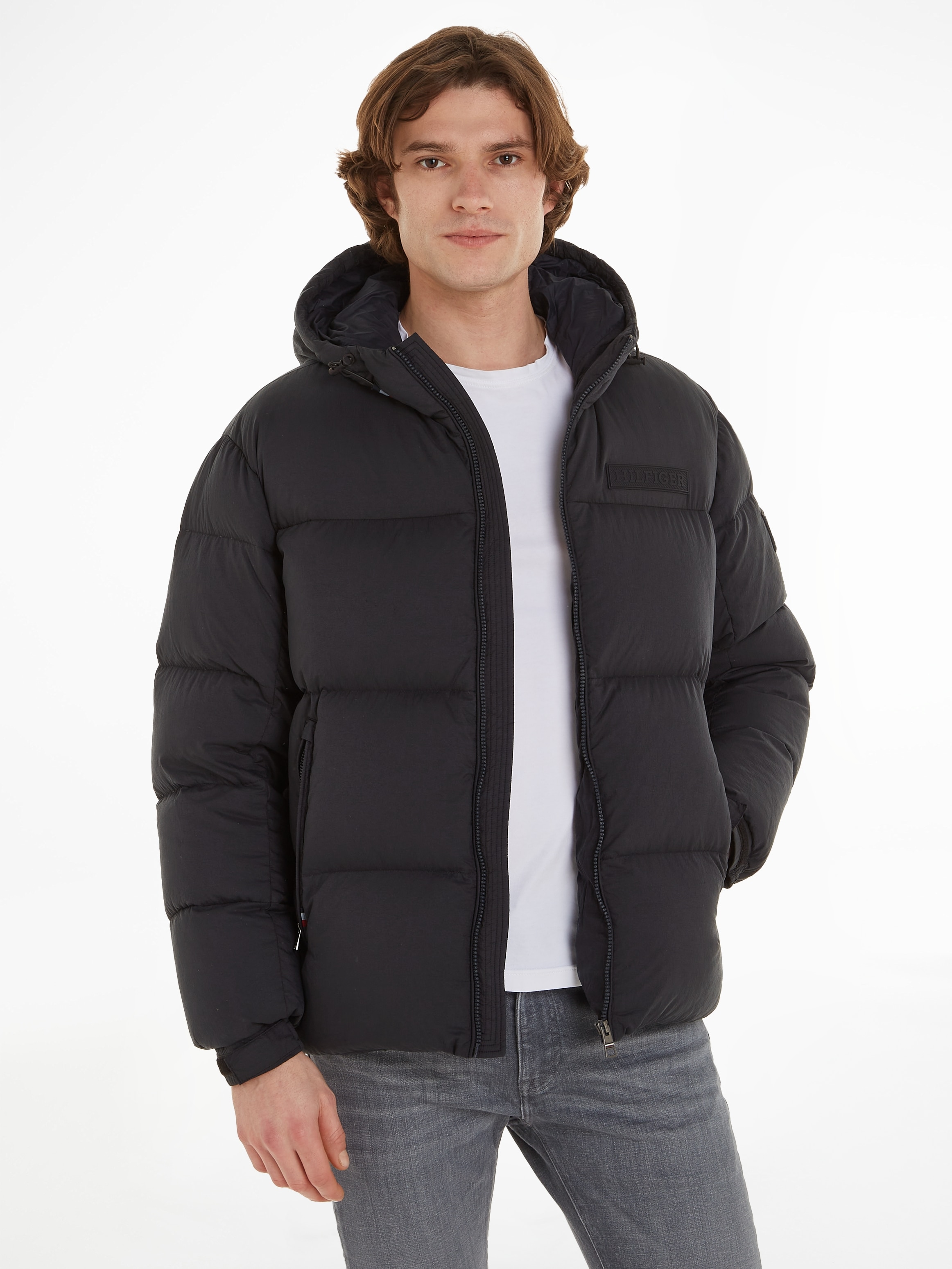 TOMMY HILFIGER Daunenjacke »NEW YORK GMD DOWN HOODED ...