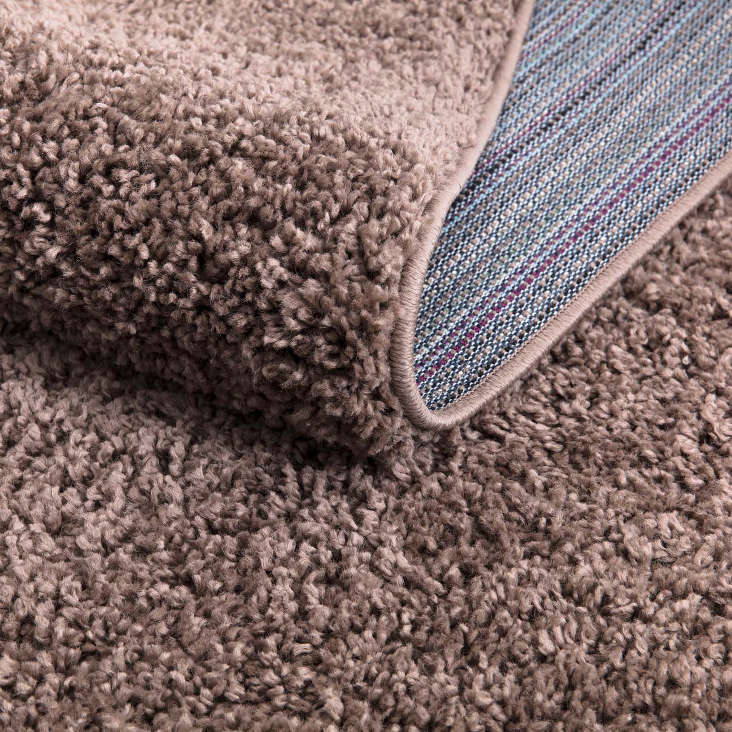 Carpet City Hochflor-Teppich »City Shaggy«, rund, 30 mm Höhe, Teppich Langflor, Uni, Shaggy, flauschig-weich