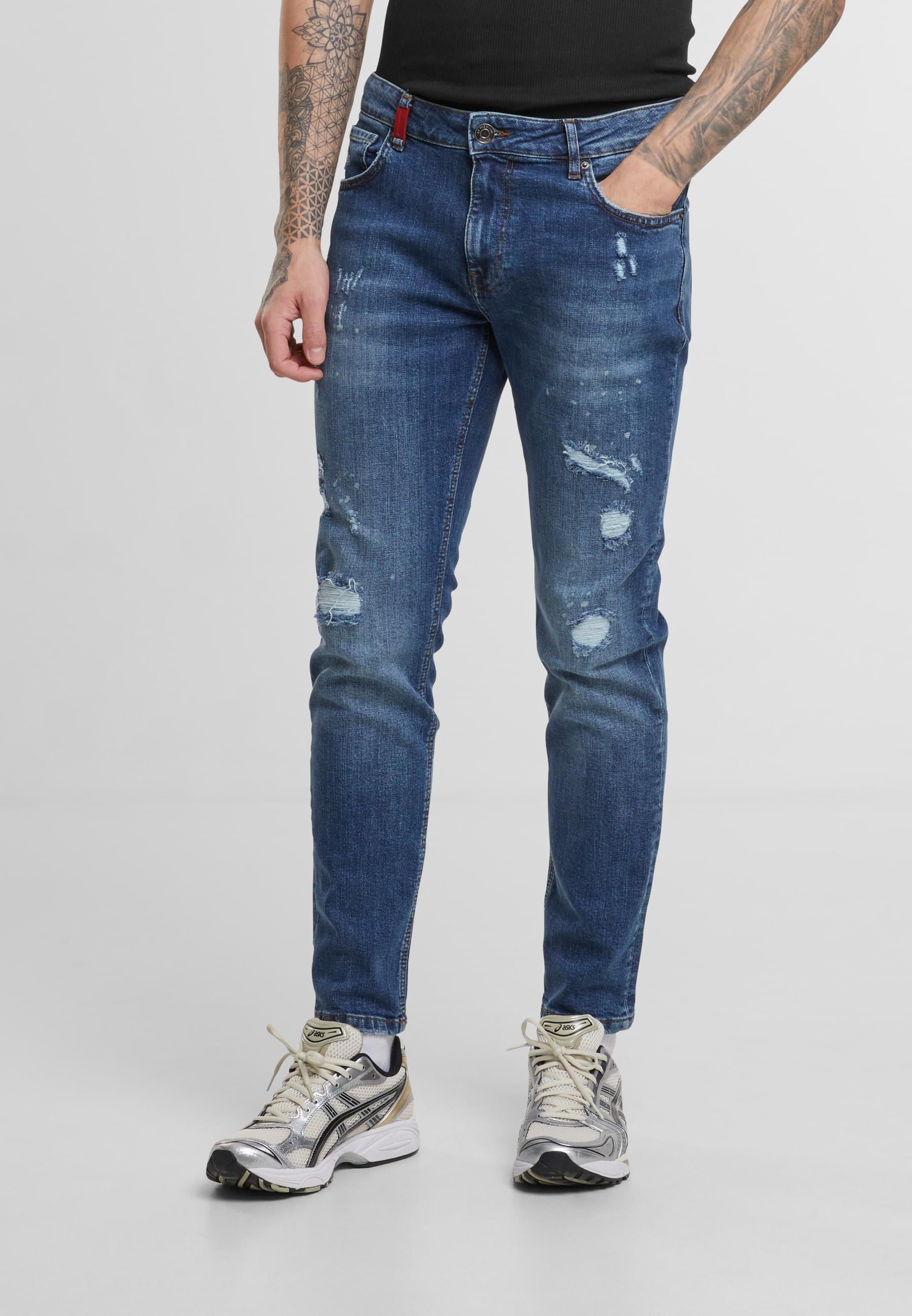 2Y Studios Bequeme Jeans »2Y Studios 2Y FRANCISCO DESTROYED SLIM FIT JEANS«