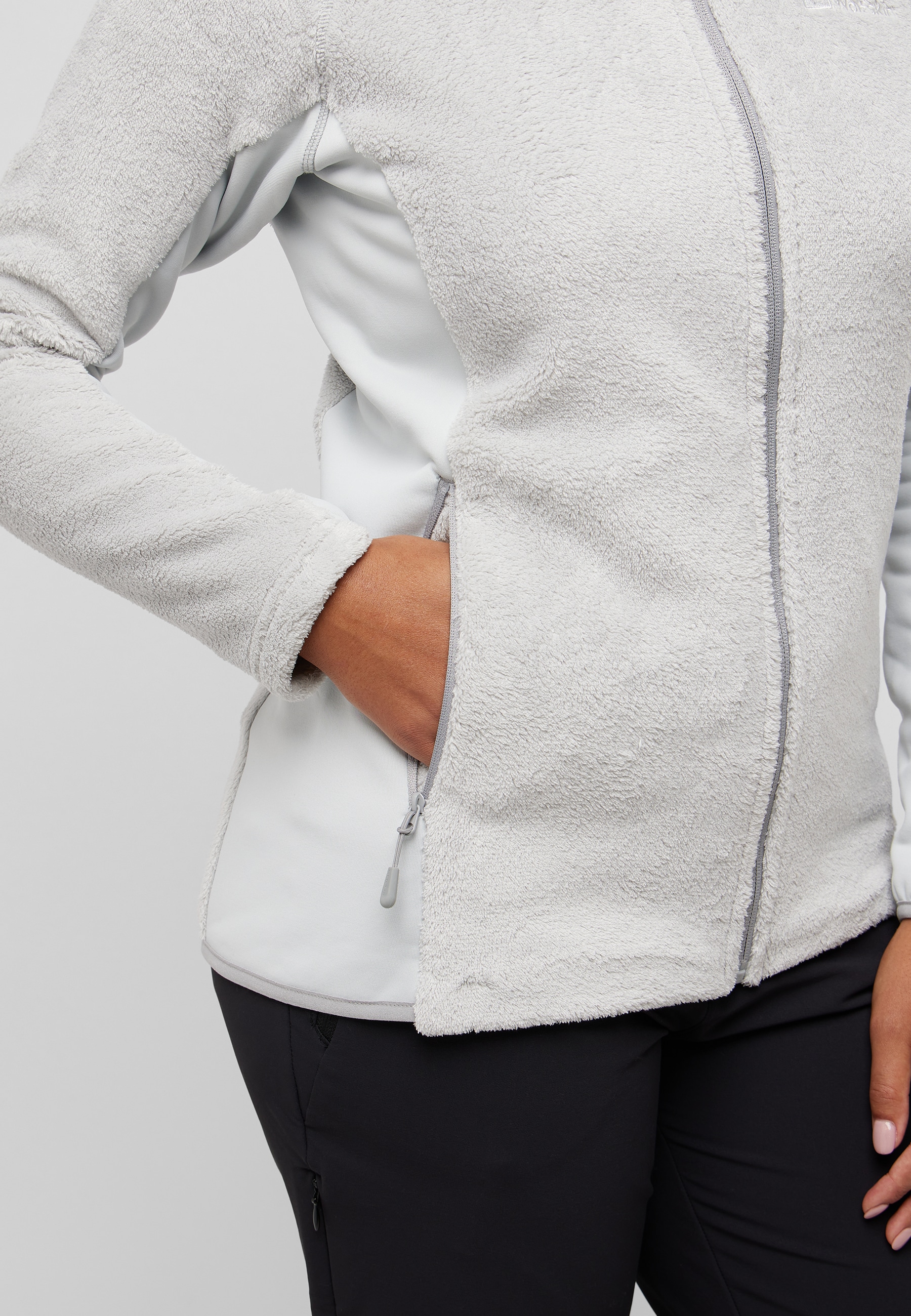 Jack Wolfskin Fleecejacke »ROTWAND HOODED FZ W«, mit Kapuze