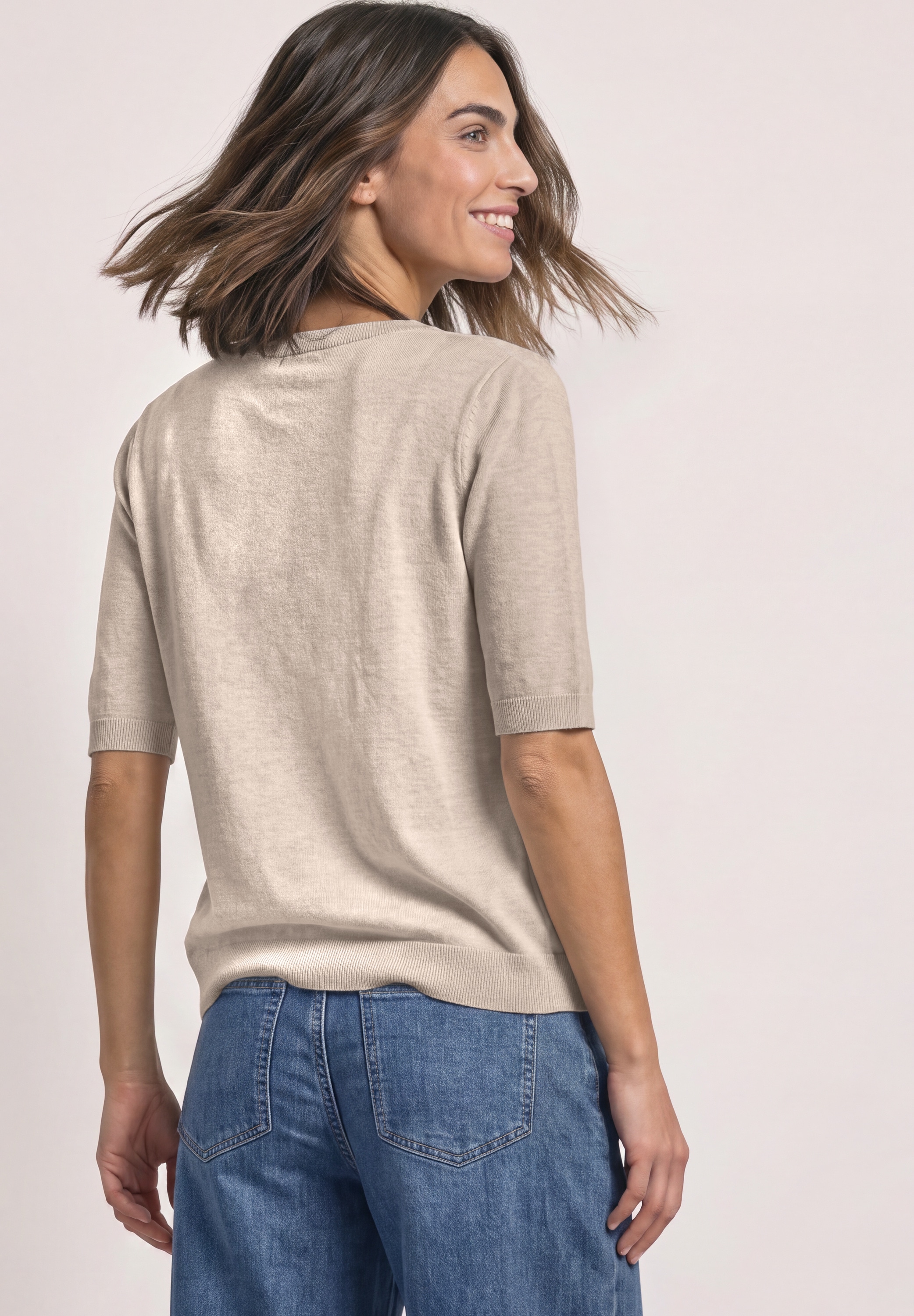 STREET ONE Cardigan mit Rundhalsausschnitt