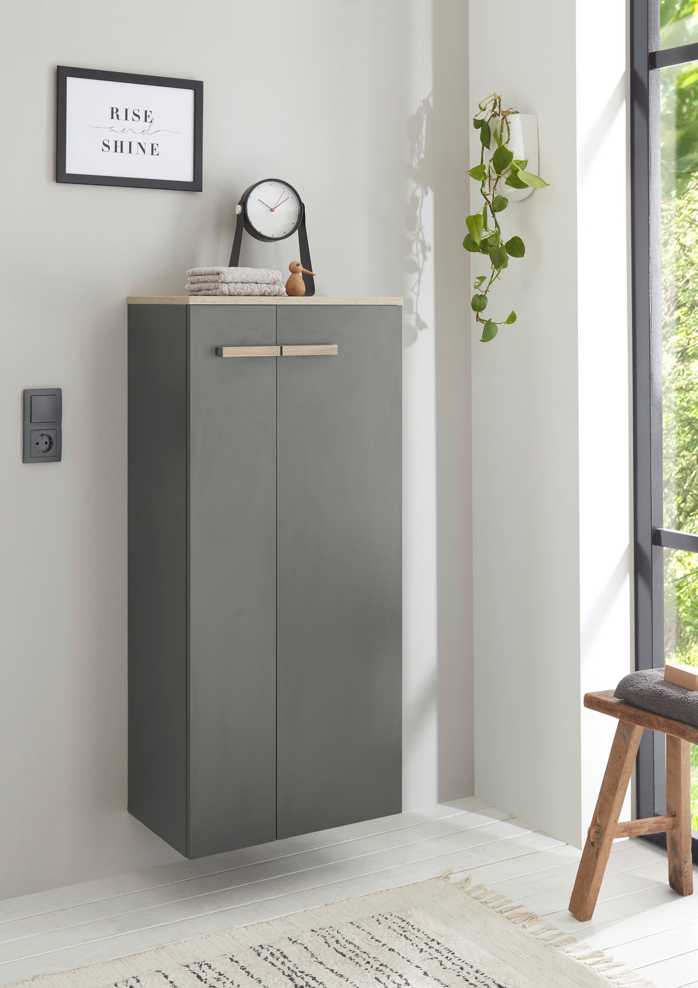 Places of Style Midischrank "SOLiD, Badschrank im modernen Design, Schrank günstig online kaufen