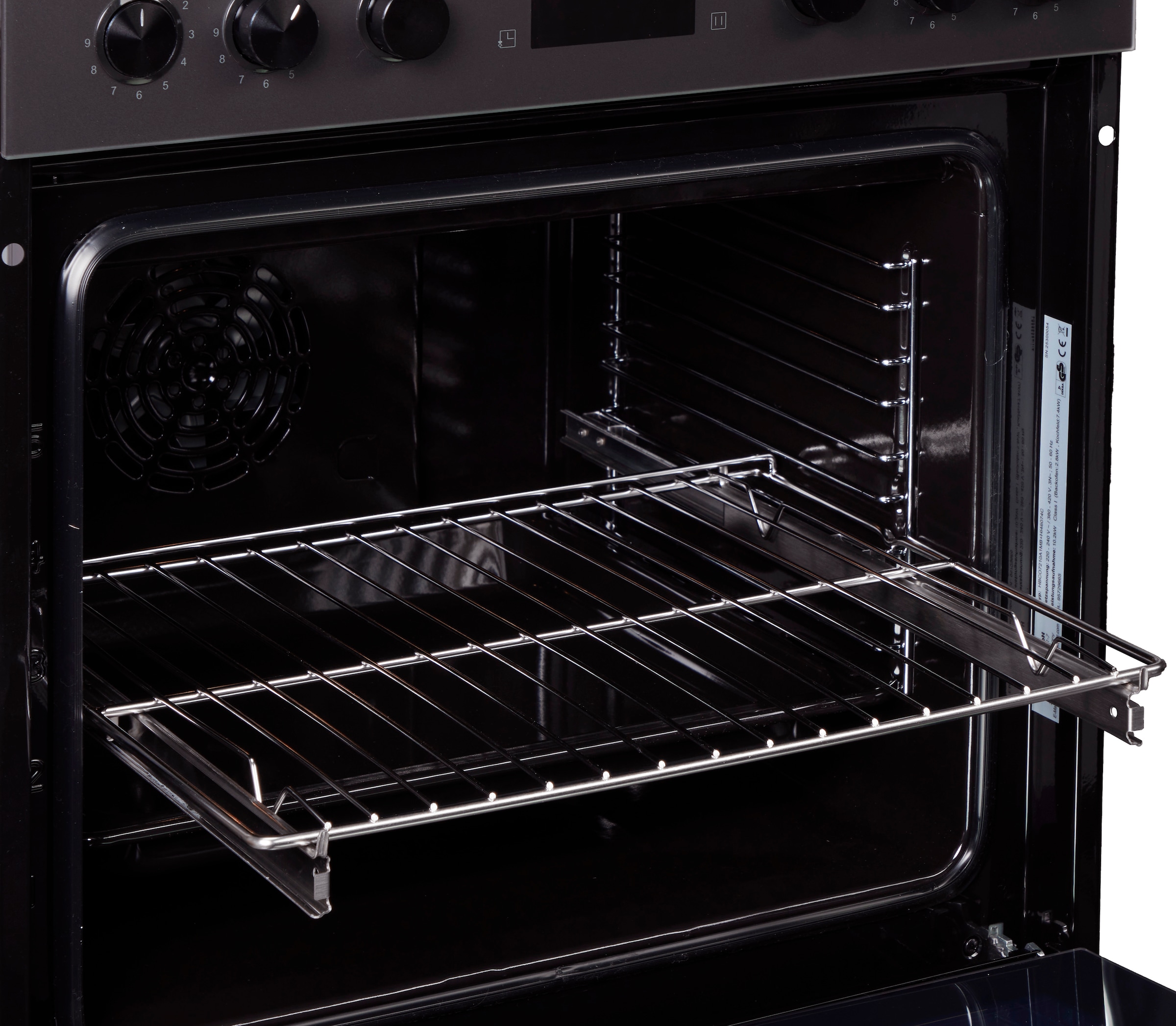 Hanseatic Induktions Herd-Set »HBCO7210A1MB+HI46074C« Mattes Herd-Set: modern, edel, pflegeleicht