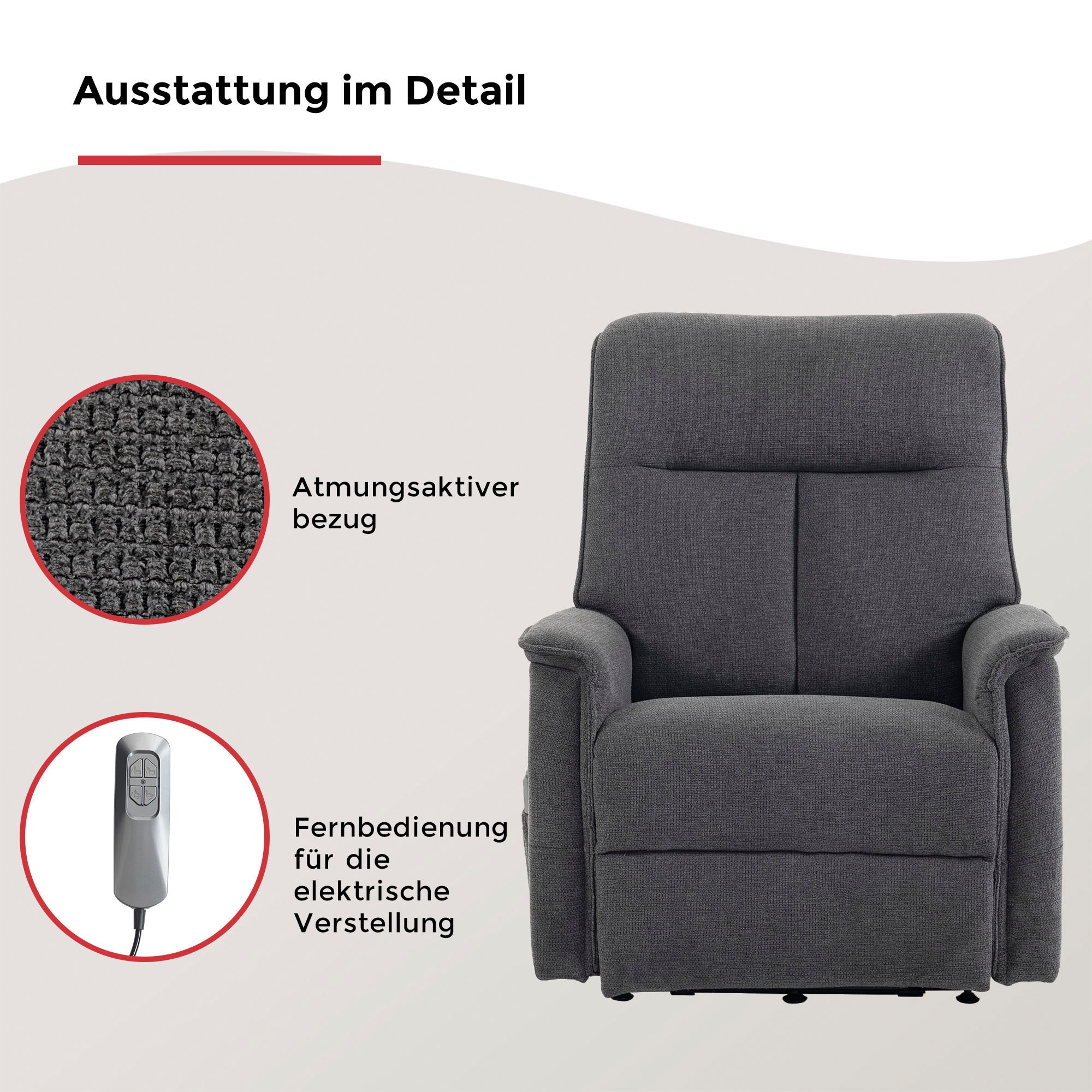 Duo Collection TV-Sessel »Avola 2« Bis zu 200 kg belastbare, 2 Motoren