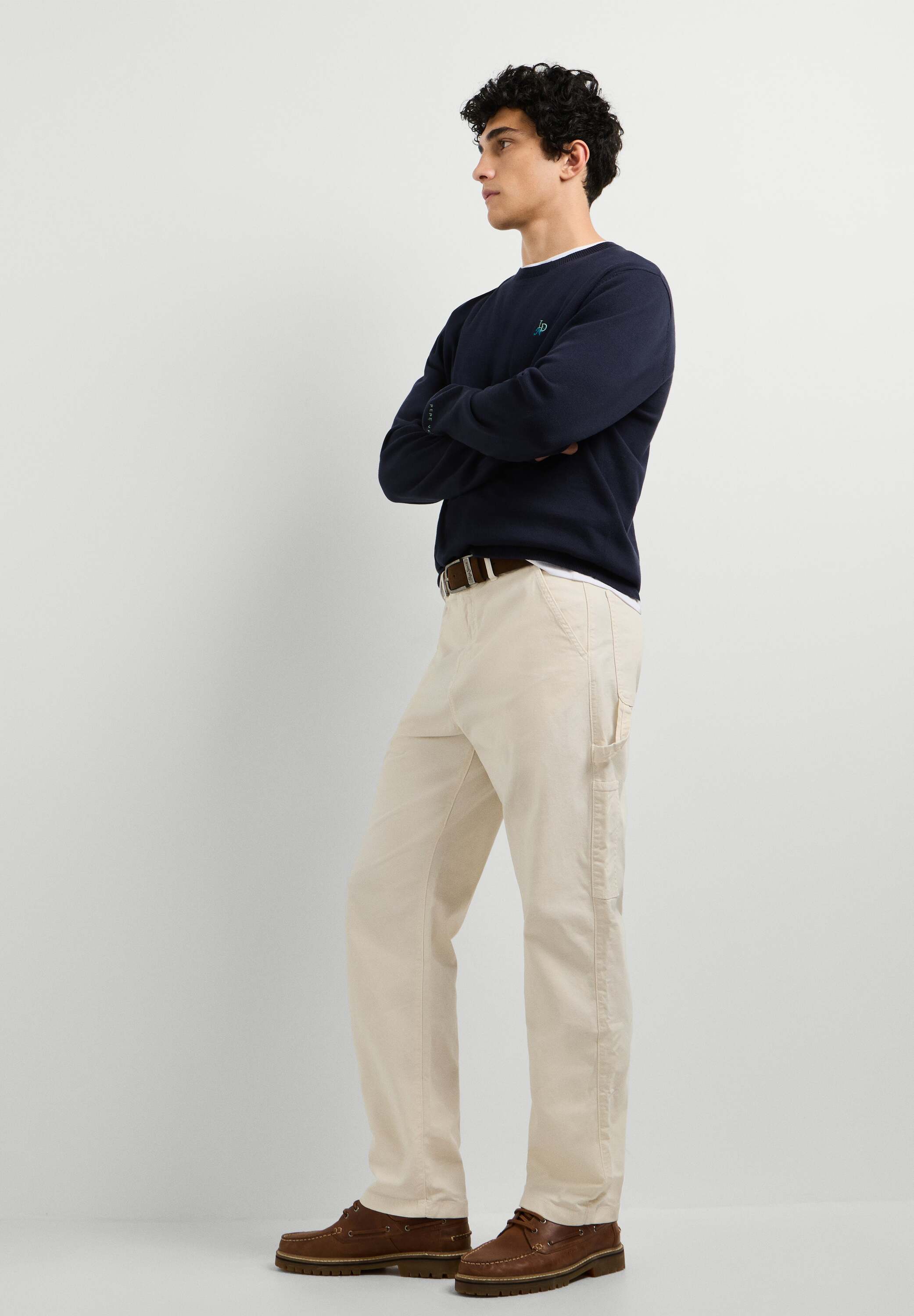 Pepe Jeans Funktionshose "trousers RELAXED WASHED CARPENTER CANVAS PANT"