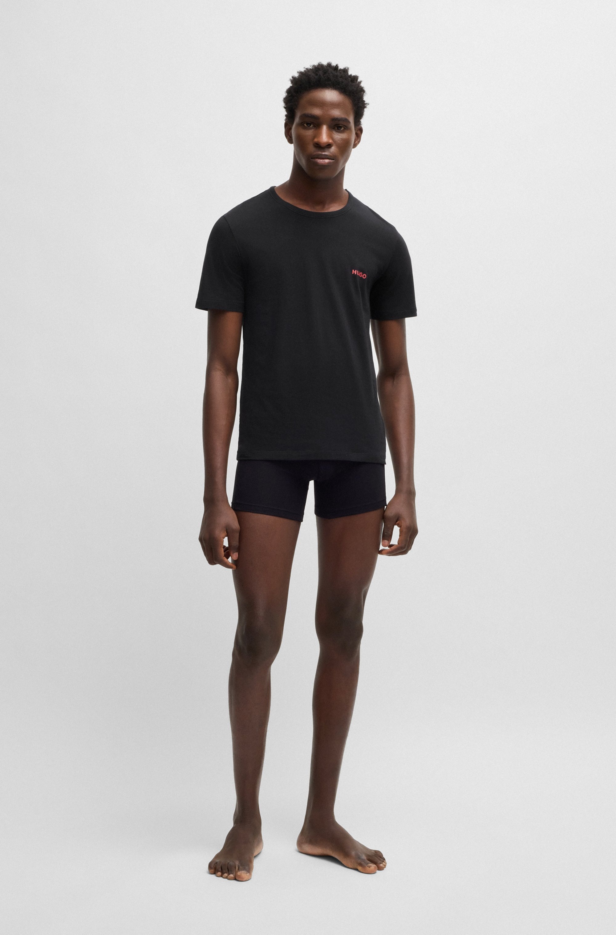 HUGO Underwear T-Shirt »RN TRIPLET P«, (3 tlg.)
