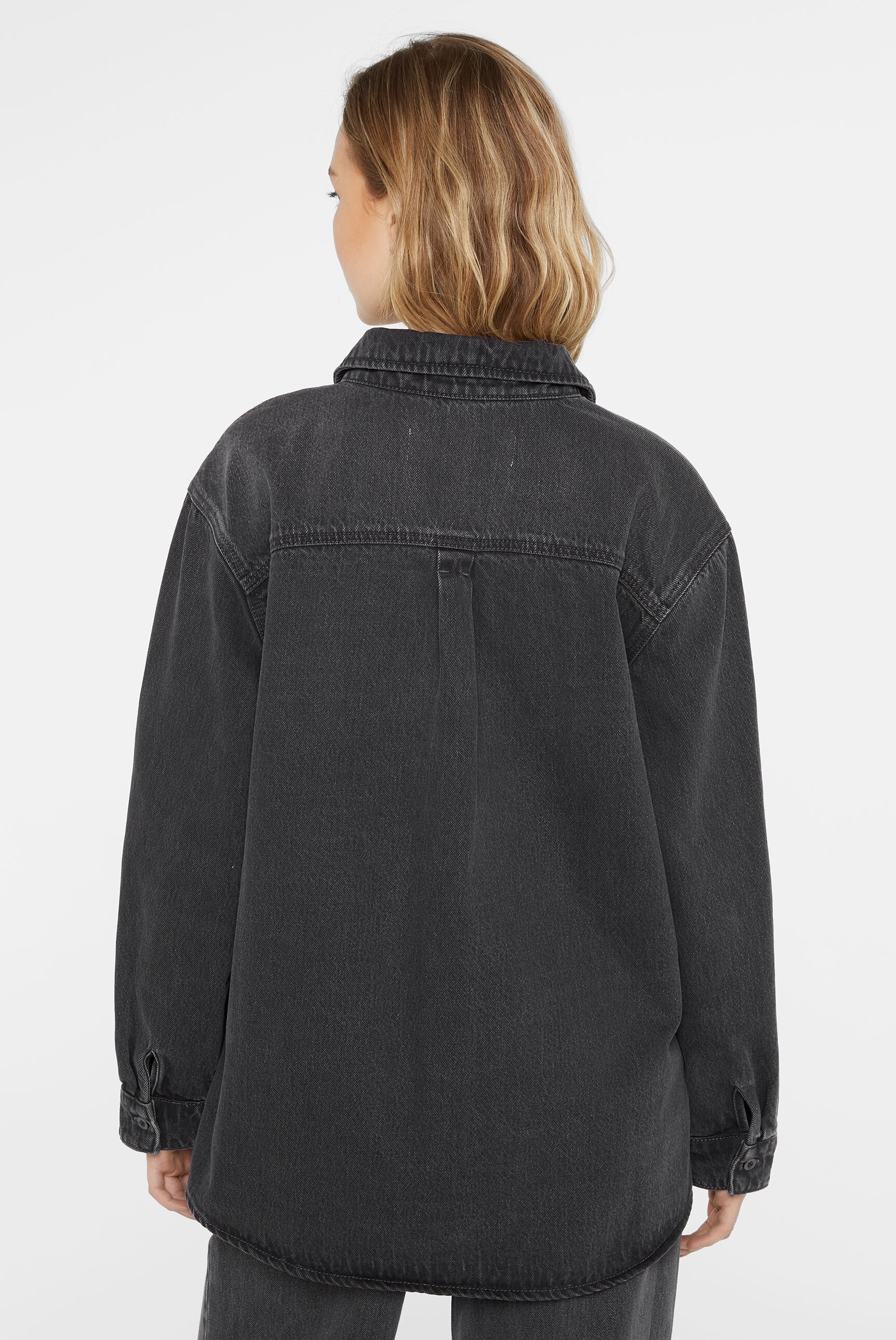 SENSES.THE LABEL Jeansbluse, mit Knopfleiste