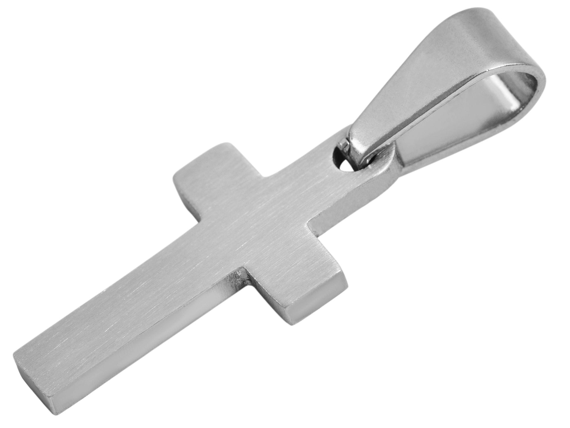 Adelia´s Kettenanhänger »Unisex Anhänger – Kreuz Kreuzanhänger aus Edelstahl«  Geschenkidee: zeitlos und vielseitig