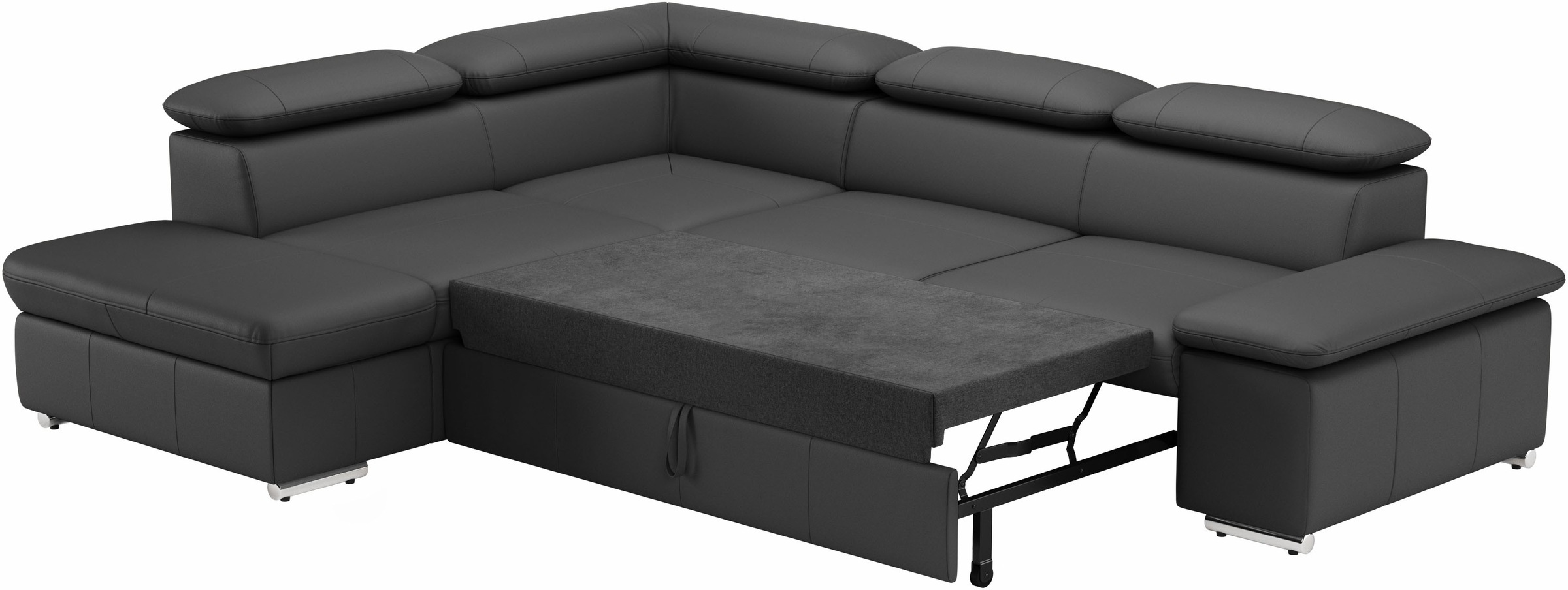 Ecksofa Valantine V, wahlweise mit Bettfunktion