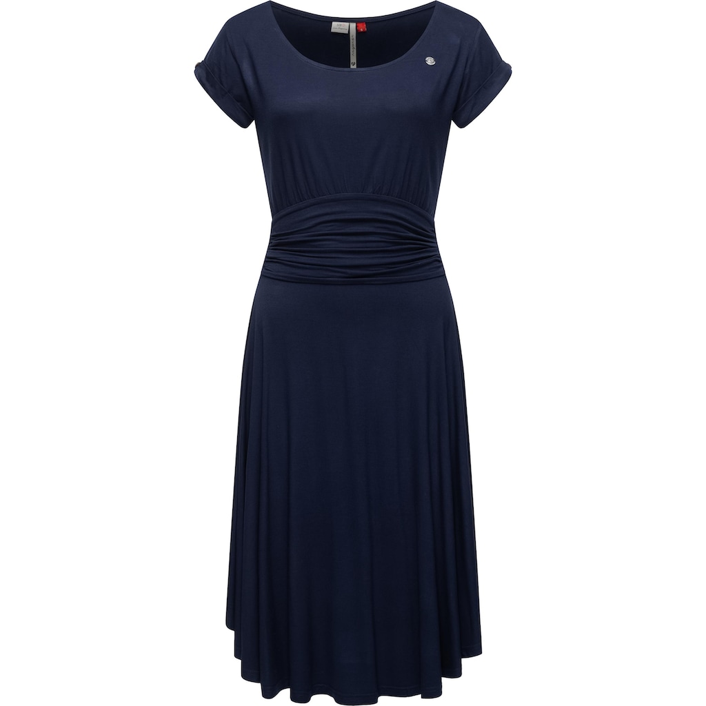 Ragwear Sommerkleid »Ivone Solid« leichtes Jersey-Kleid in melierter Optik