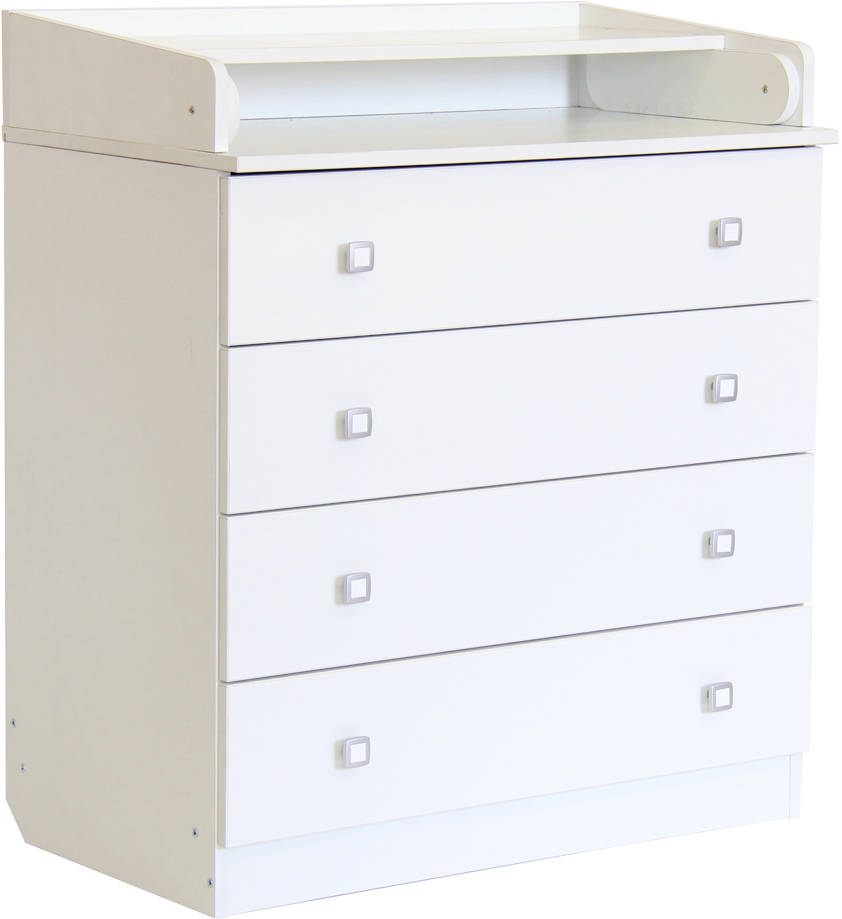 Wickelkommode »Simple 1580, weiß«, bis 12 kg, mit aufklappbarem Wickelaufsatz, 80 cm