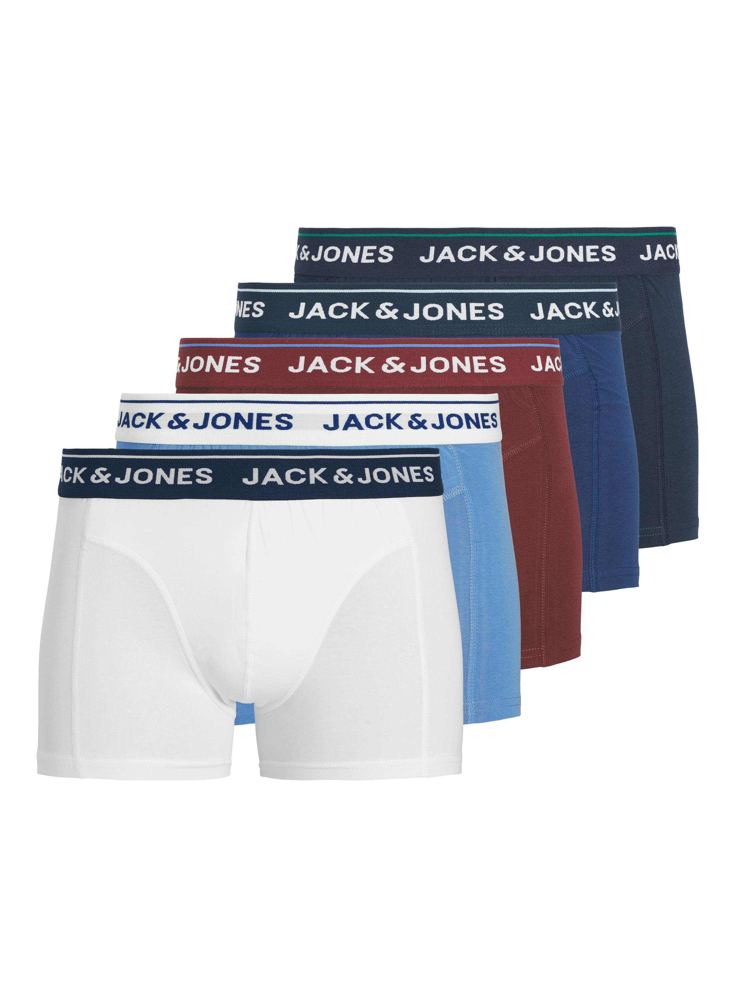 Jack & Jones Trunk "JACBRANCO SOLID TRUNKS 5 PACK" Packung, 5 Stk.