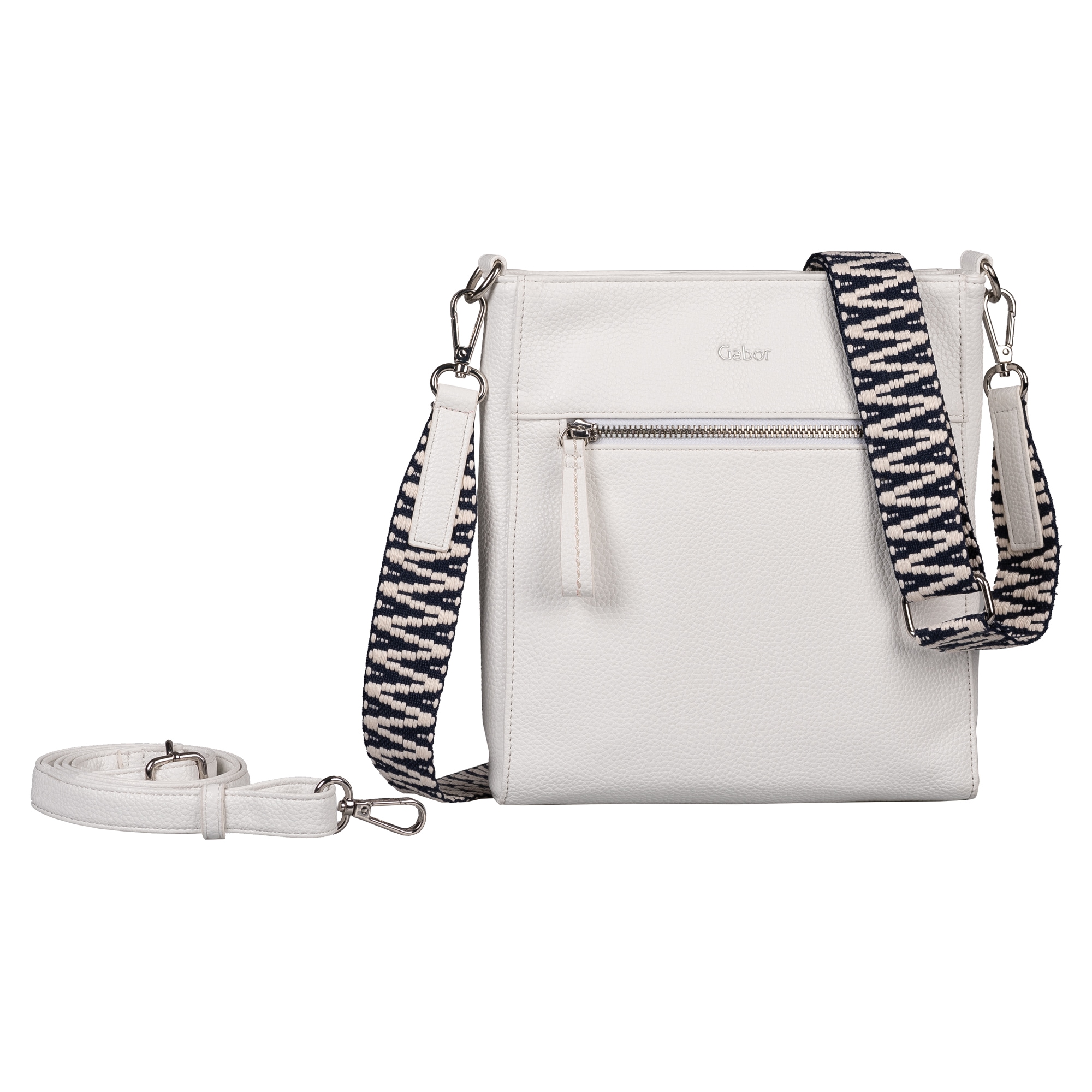 Gabor "Silena" Damen Schultertasche mit hochwertig, gewebtem Gurtband