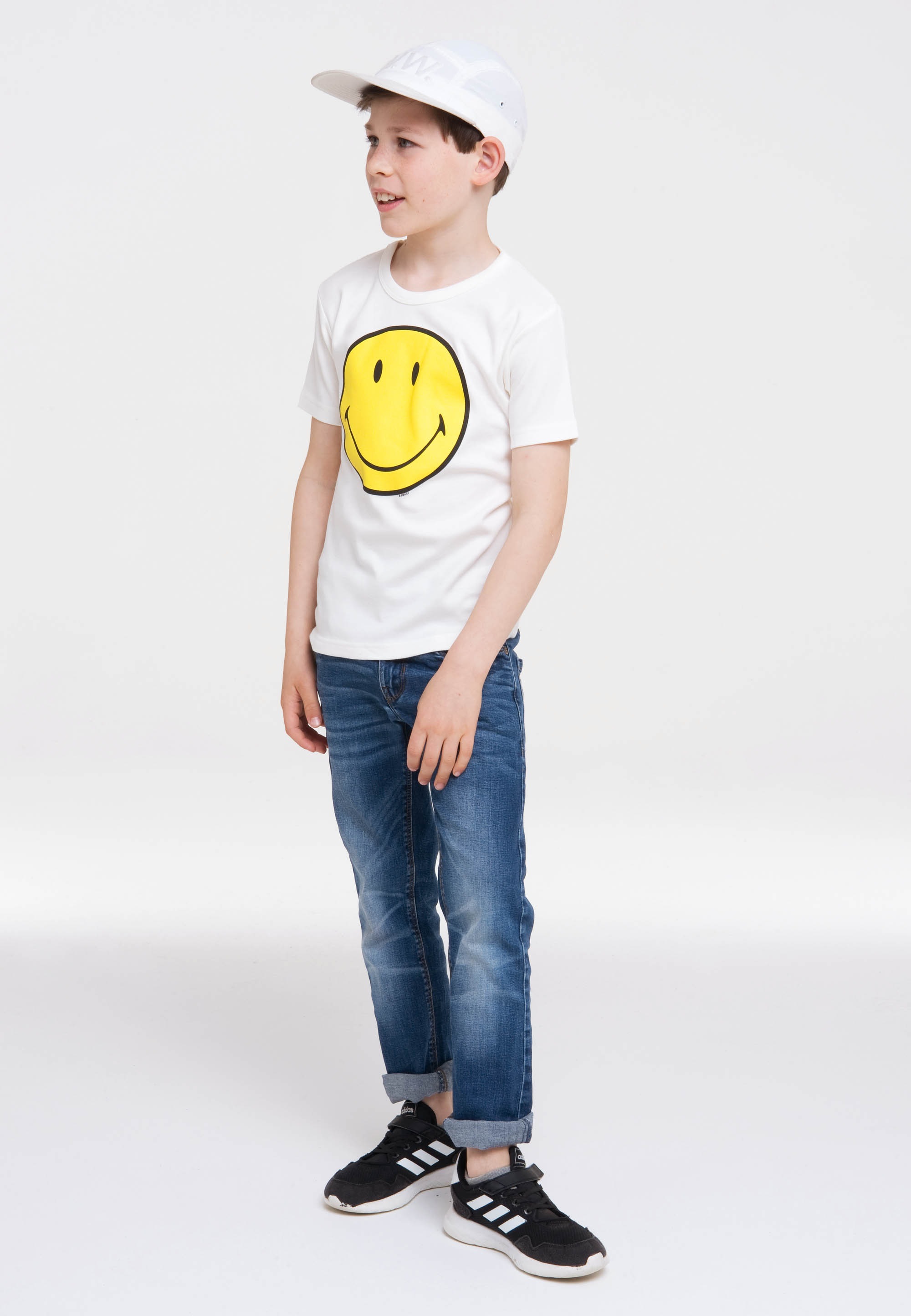 LOGOSHIRT T-Shirt »Smiley«, in tollem Smiley-Design
