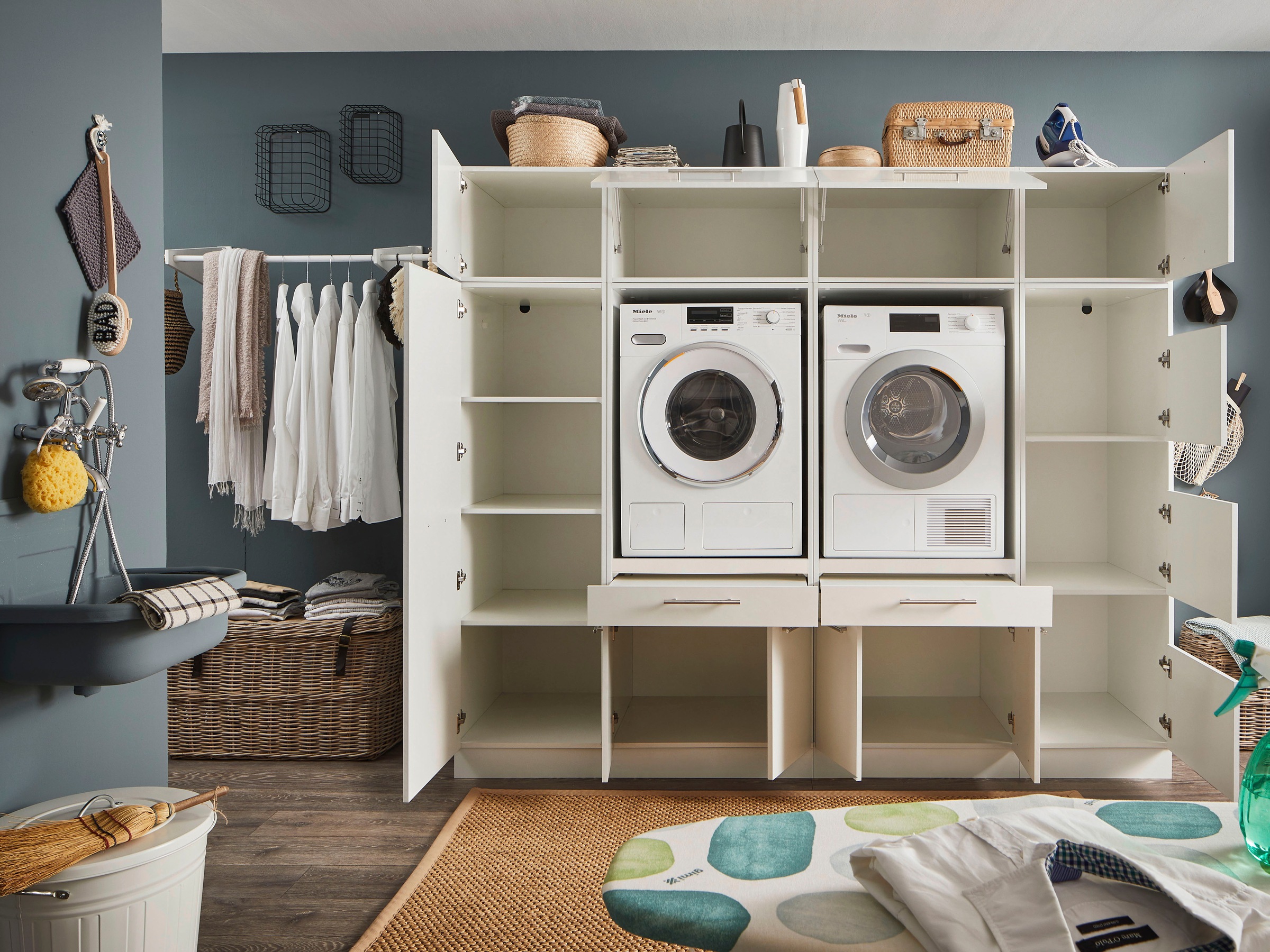 Laundreezy Mehrzweckschrank-Set LAUNDREEZY LDSK15, Breite 235 günstig online kaufen