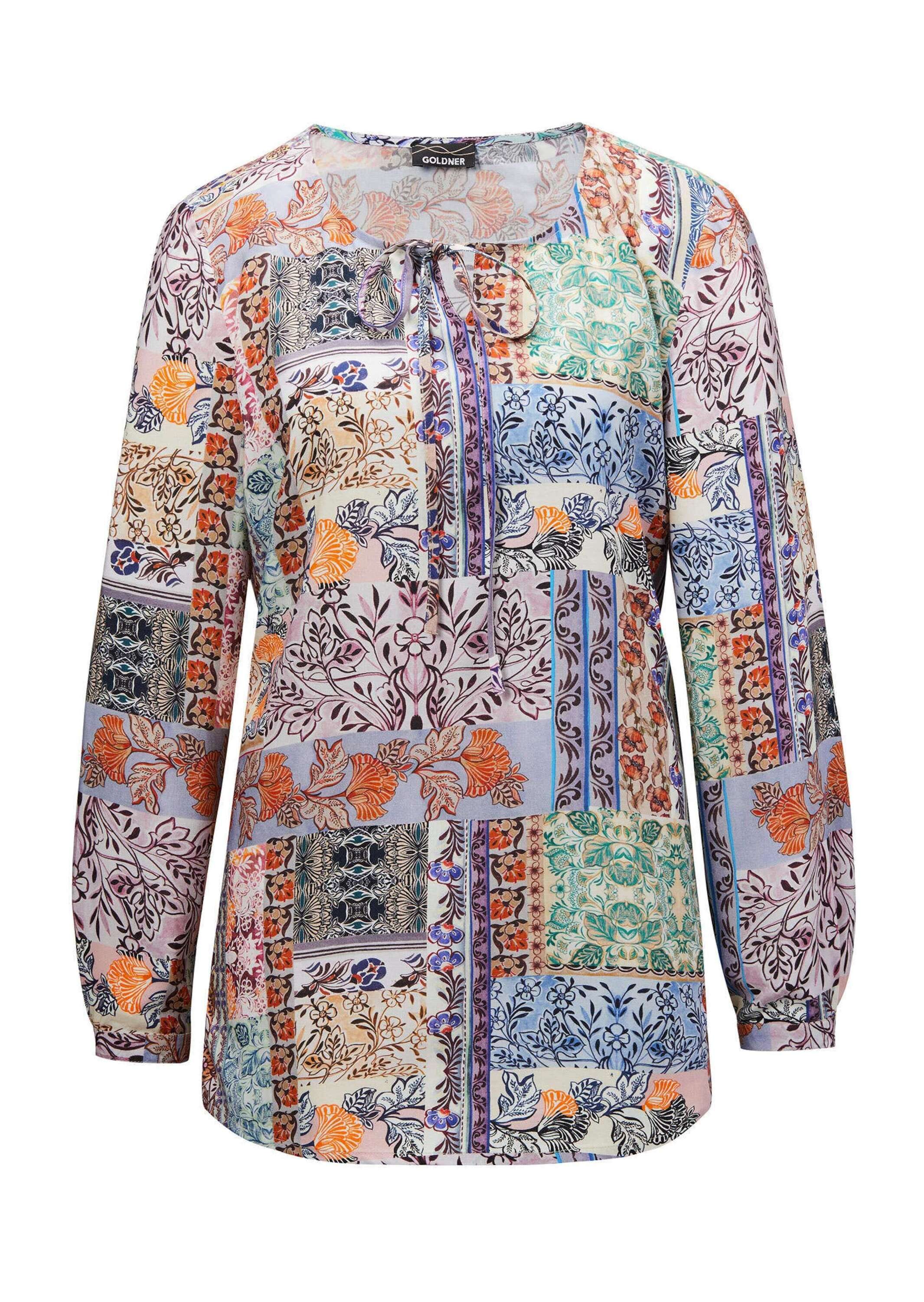 GOLDNER Schlupfbluse "Kurzgröße Druckbluse" günstig online kaufen