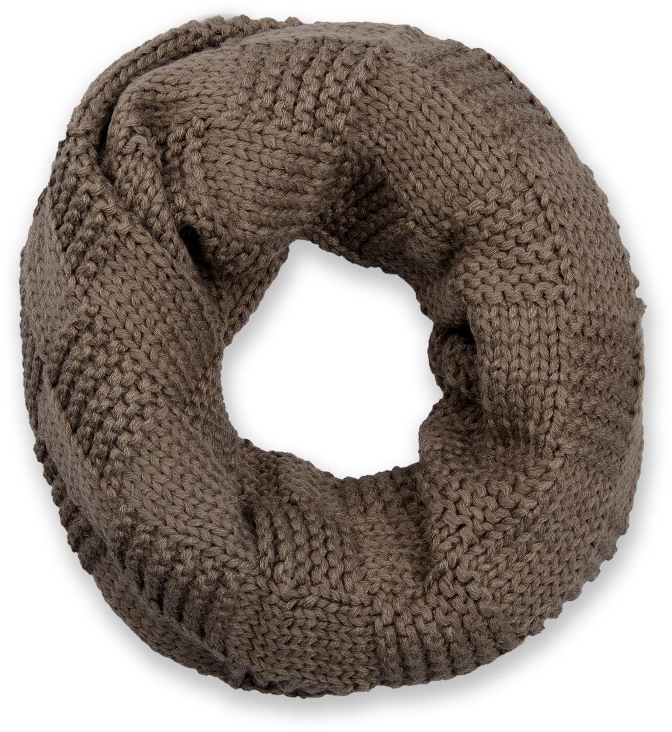 styleBREAKER Strickschal "Feinstrick Loop mit Patentmuster" 1 Stk.