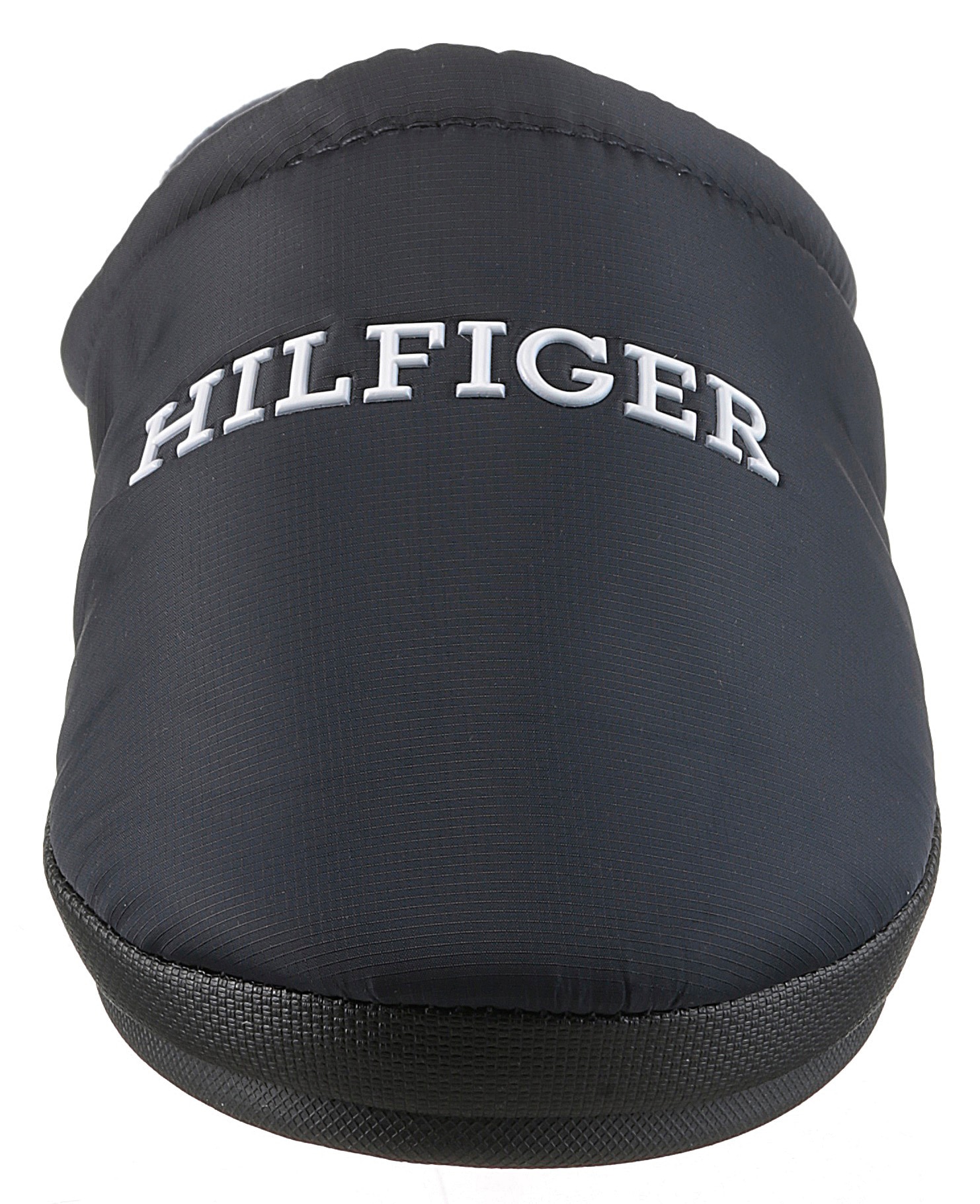 Tommy Hilfiger Pantoffel »NYLON HILFIGER HOUSE SHOE«, Casualmode, Hausschuh, Schlappen, Schlupfschuh mit Logoschriftzug