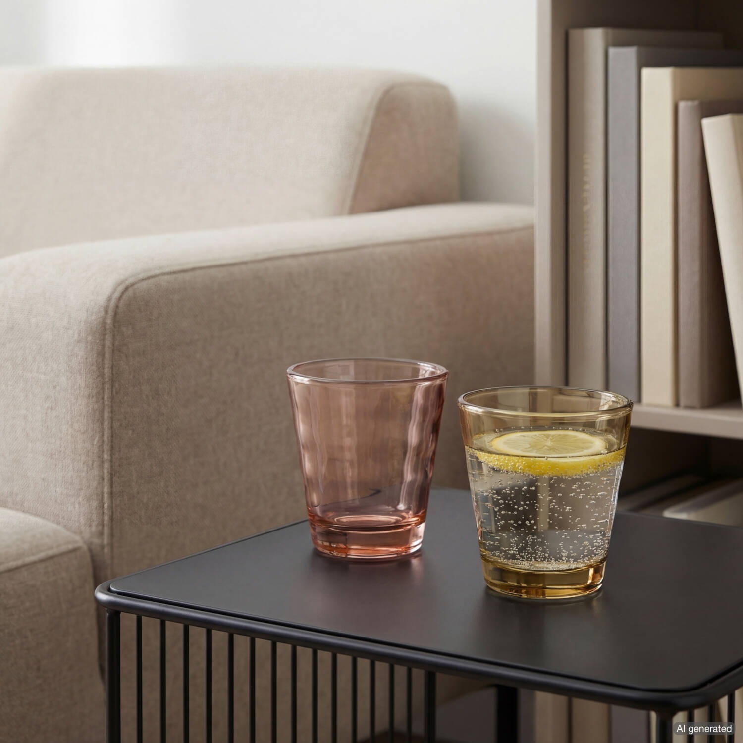 LEONARDO Gläser-Set »Trinkgläser VERSO, 6er-Set, 210 ml« das wellenartige Relief verleiht eine dreidimensionale Optik