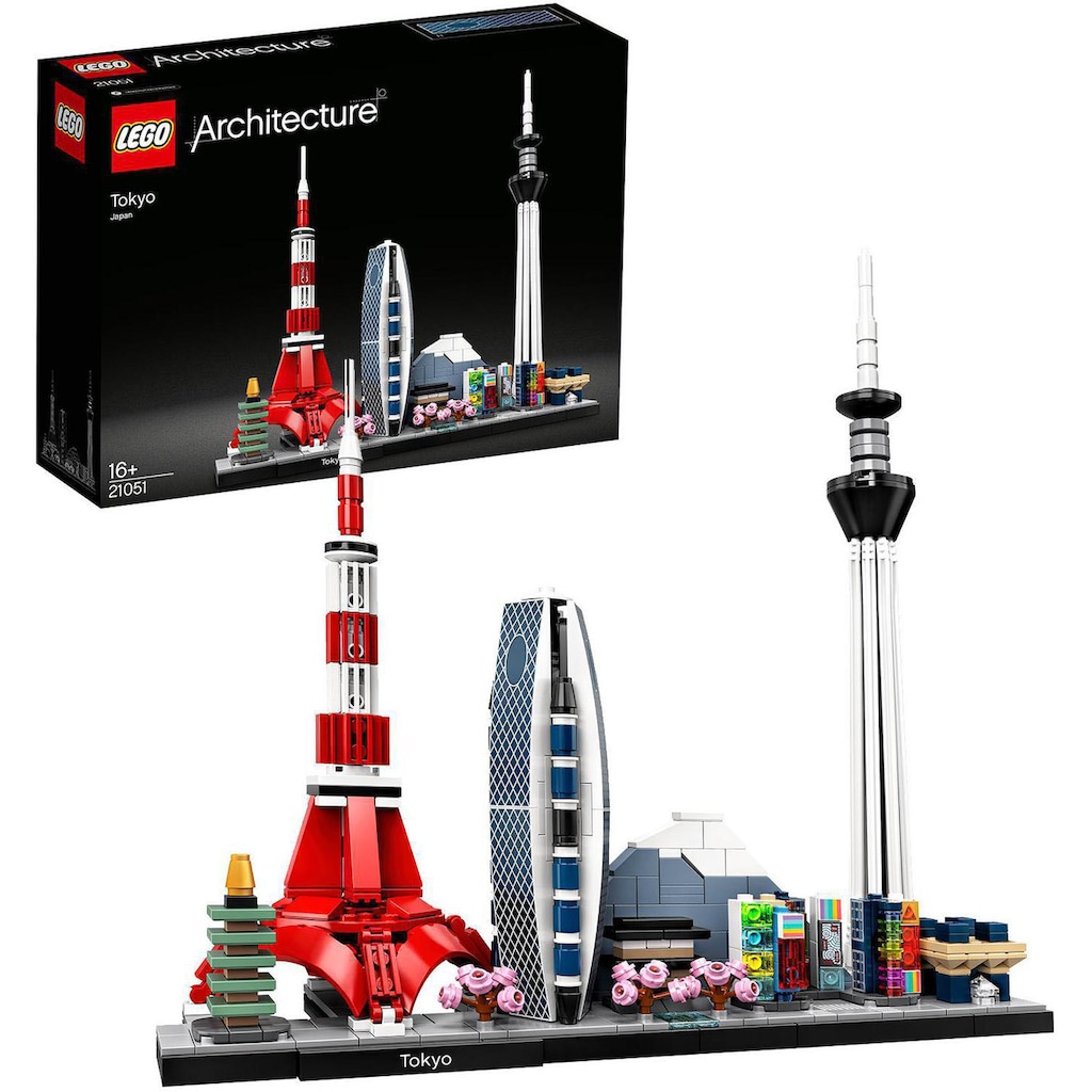 LEGO® Konstruktionsspielsteine »Tokio (21051), LEGO® Achritecture«, (547 St.)