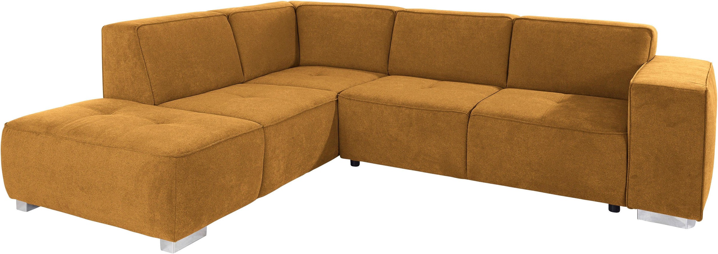 Home affaire Ecksofa "Sapporo L-Form" wahlweise Bettfunktion oder Sitztiefe günstig online kaufen