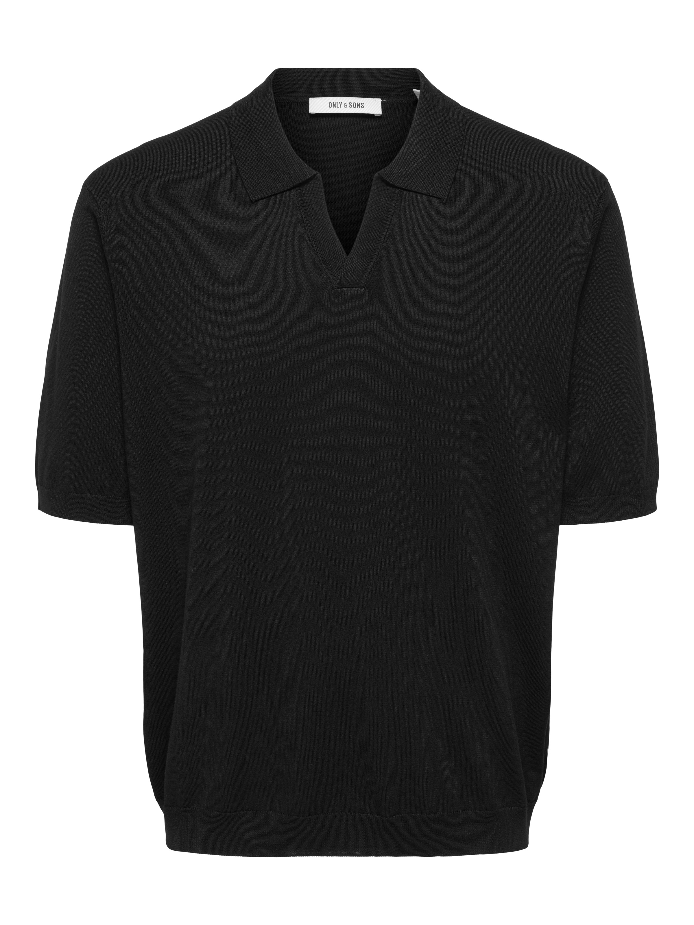 ONLY & SONS Polokragenpullover »ONSWYLER LIFE RLX 12 SS SPLIT KNIT NOOS«