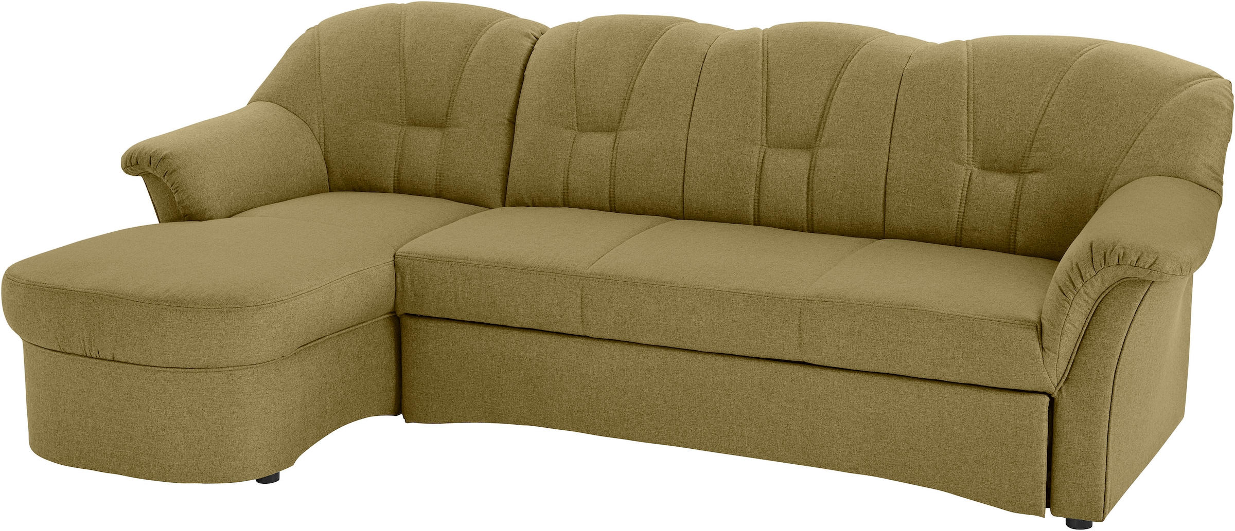 DOMO collection Ecksofa Papenburg L-Form, in großer Farbvielfalt, wahlweise mit Bettfunktion