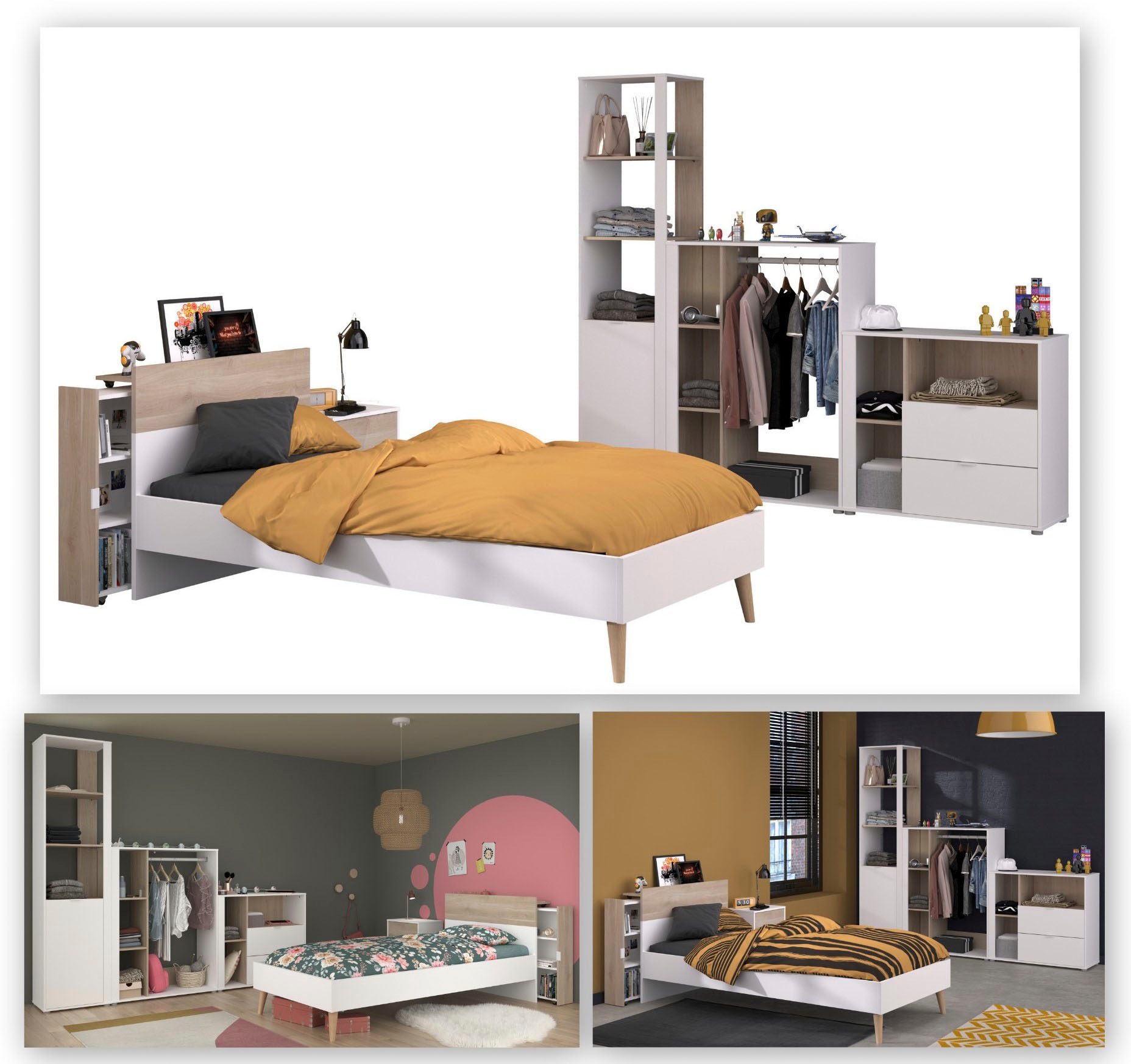 Parisot Jugendzimmer-Set »Parisot Aalborg 4«, (Set, 6 tlg.)