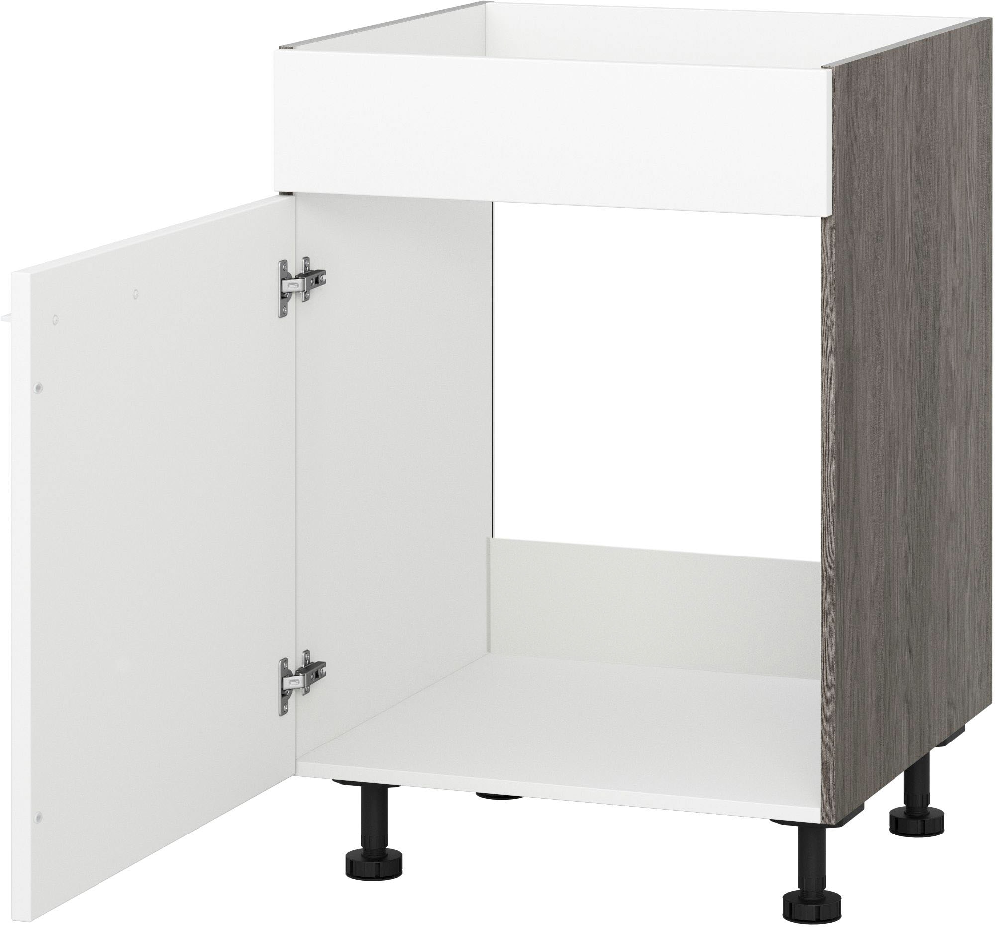 KOCHSTATION Spülenunterschrank "KS-Trea SPBL50", Breite 50 cm, Höhe 75 cm