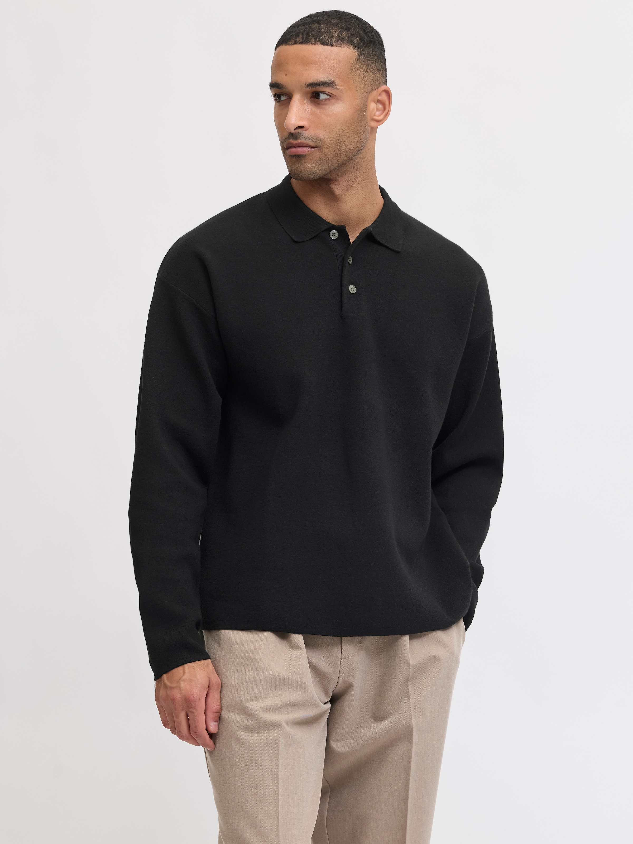 Jack & Jones Polokragenpullover »JPRBLABRADFORT KNIT POLO«