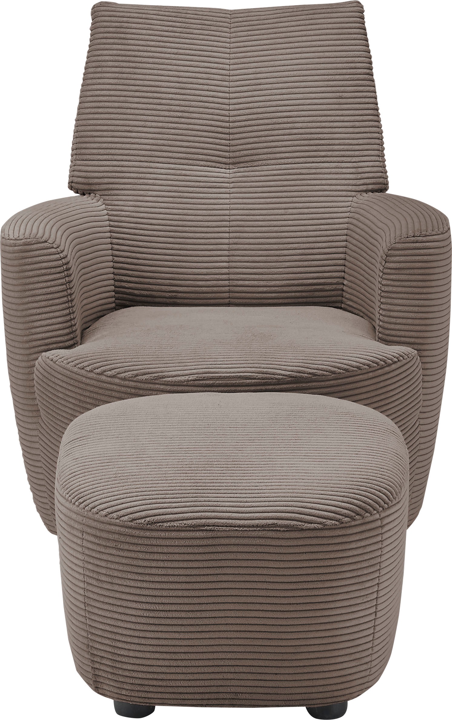 set one by Musterring Relaxsessel »SO 1450«, (Set), mit Dreh- und Wippfunktion, inklusive Hocker